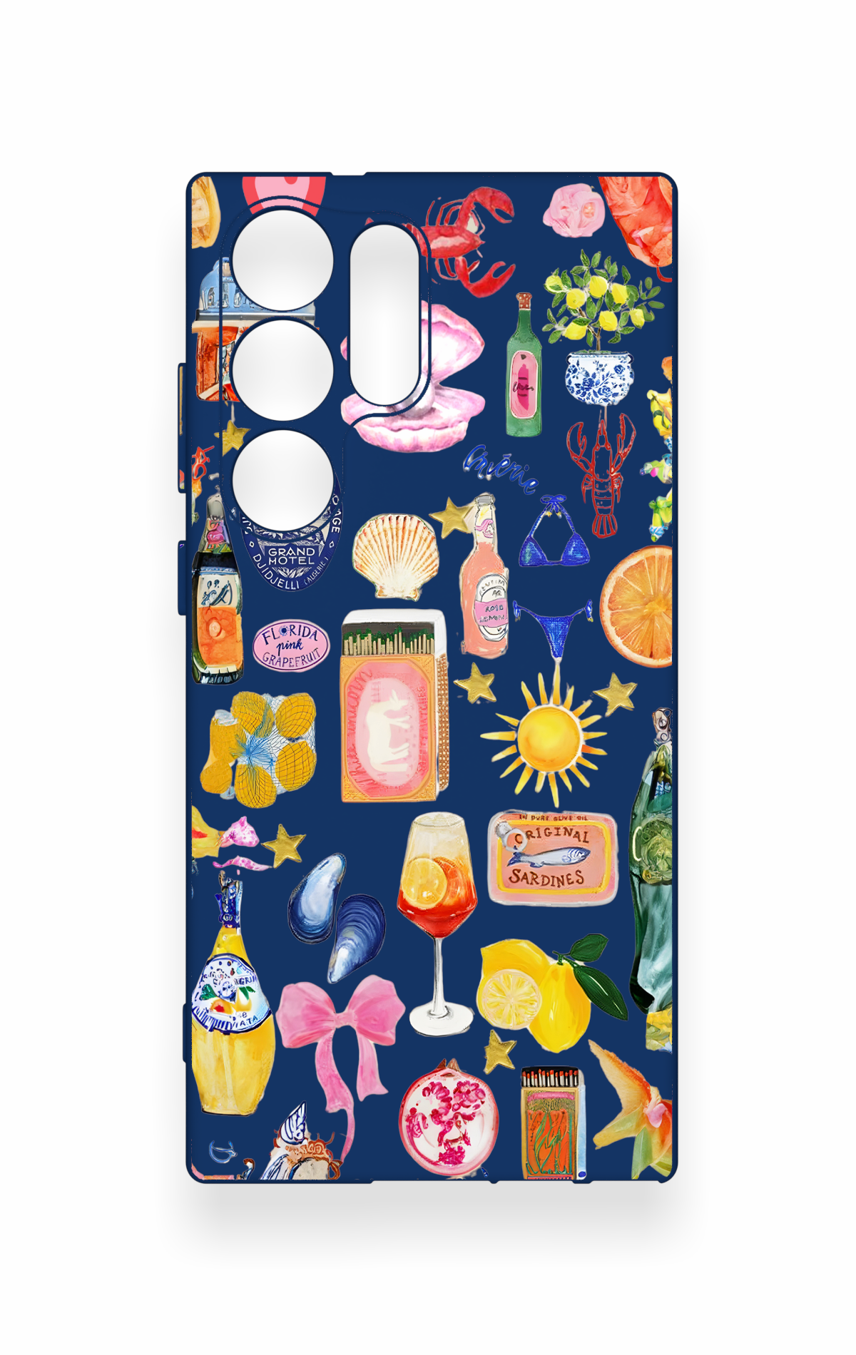 Samsung S23 Ultra Uyumlu Summer Desenli Silikon Kılıf