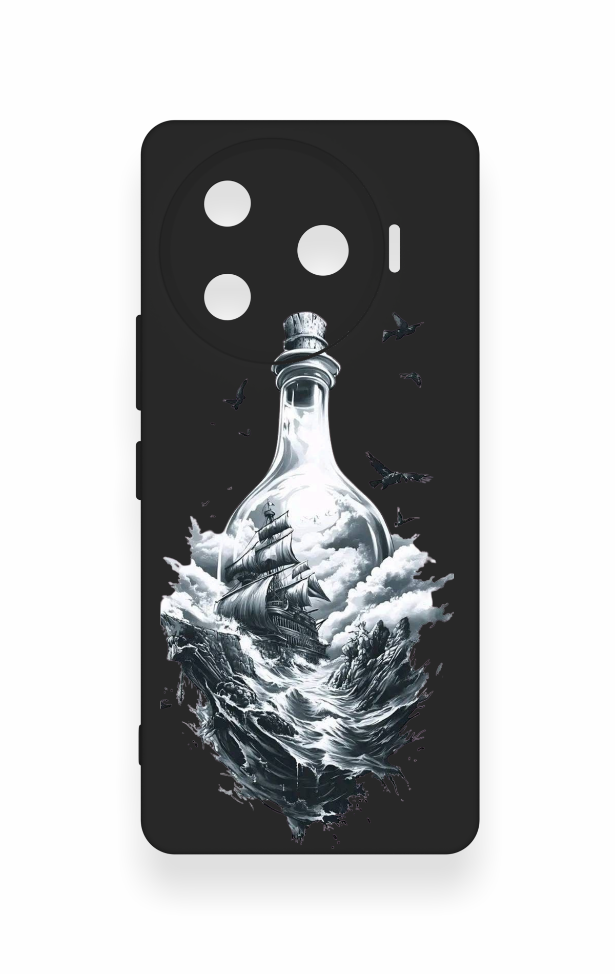 Tecno Camon 30 Pro 5G Uyumlu Secret Sea Desenli Silikon Kılıf