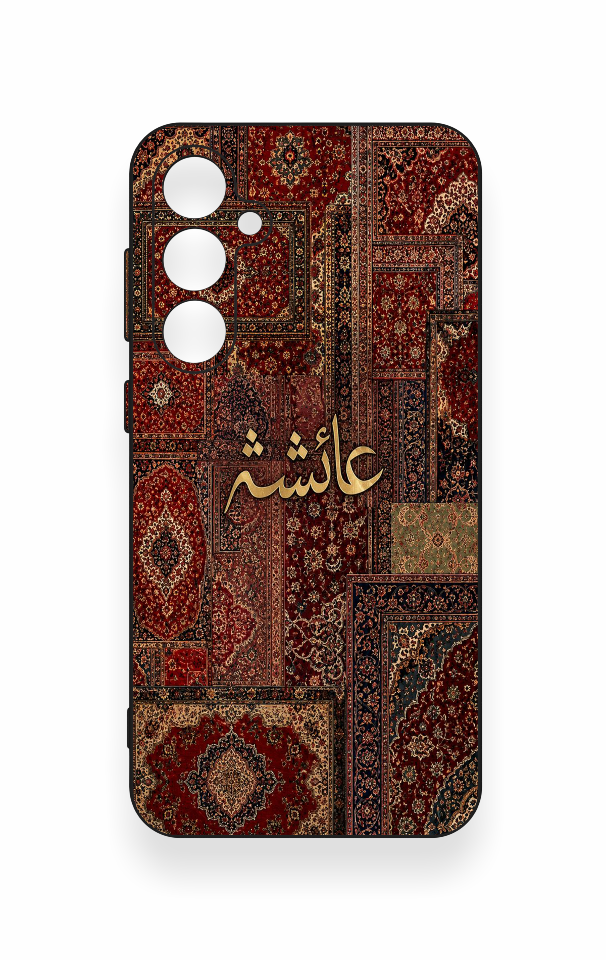Samsung S23Fe Uyumlu Vintage Halı Desenli Silikon Kılıf