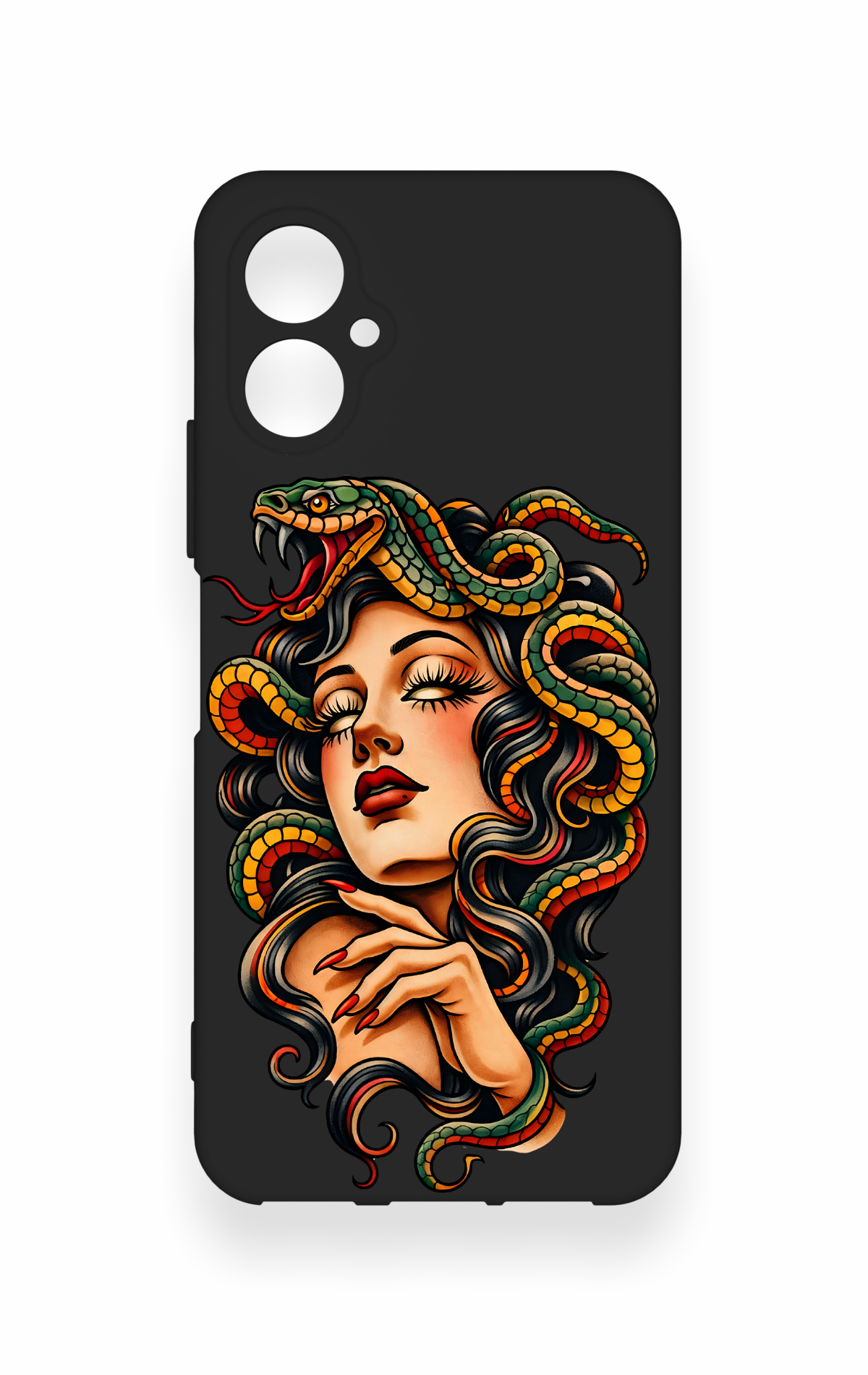 Omix X5 Uyumlu Medusa Desenli Silikon Kılıf