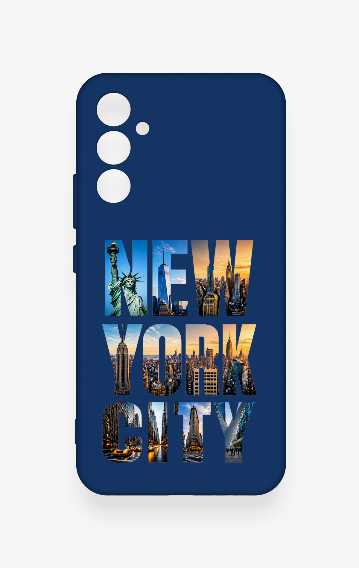 Samsung A34 Uyumlu New York City Desenli Silikon Kılıf