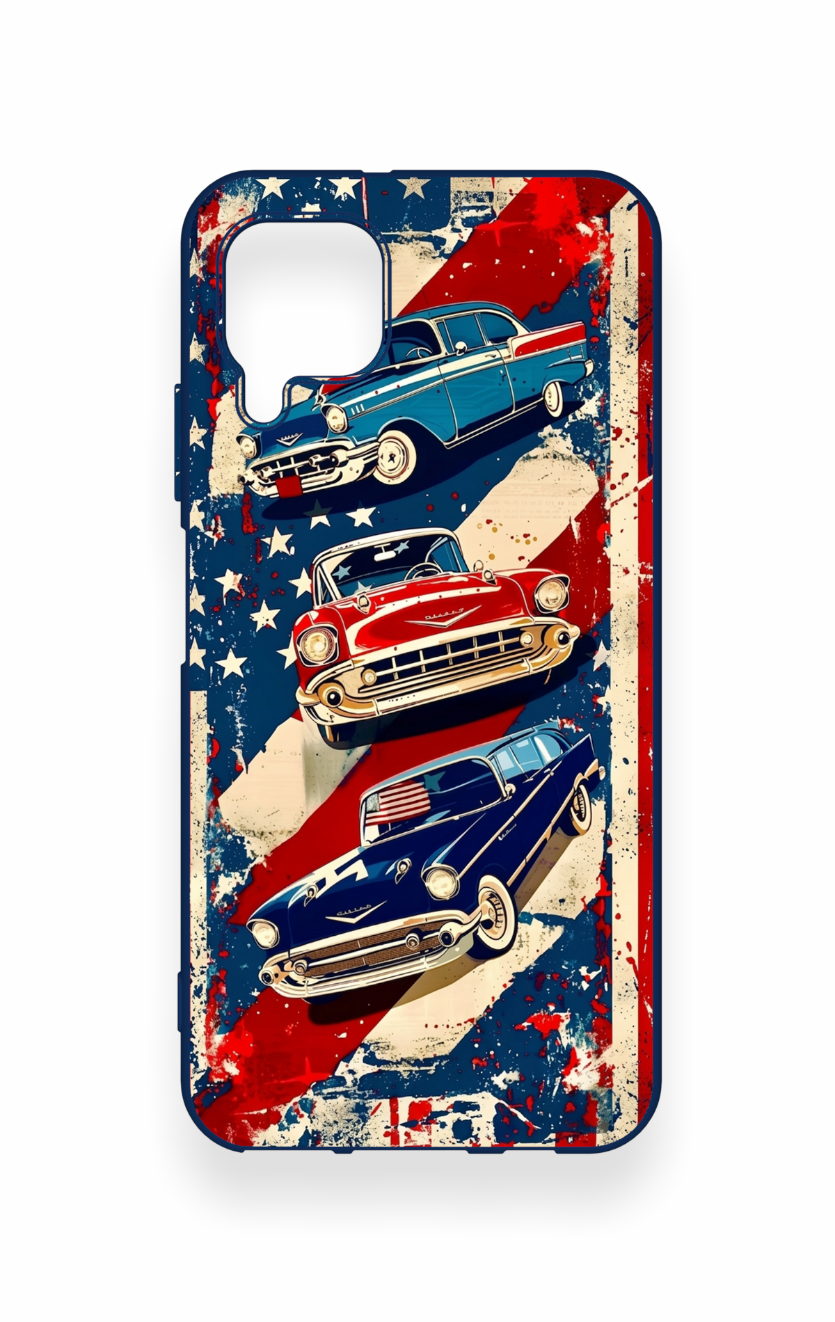Huawei P40 Lite Uyumlu Amerikan Chevrolet Desenli Silikon Kılıf