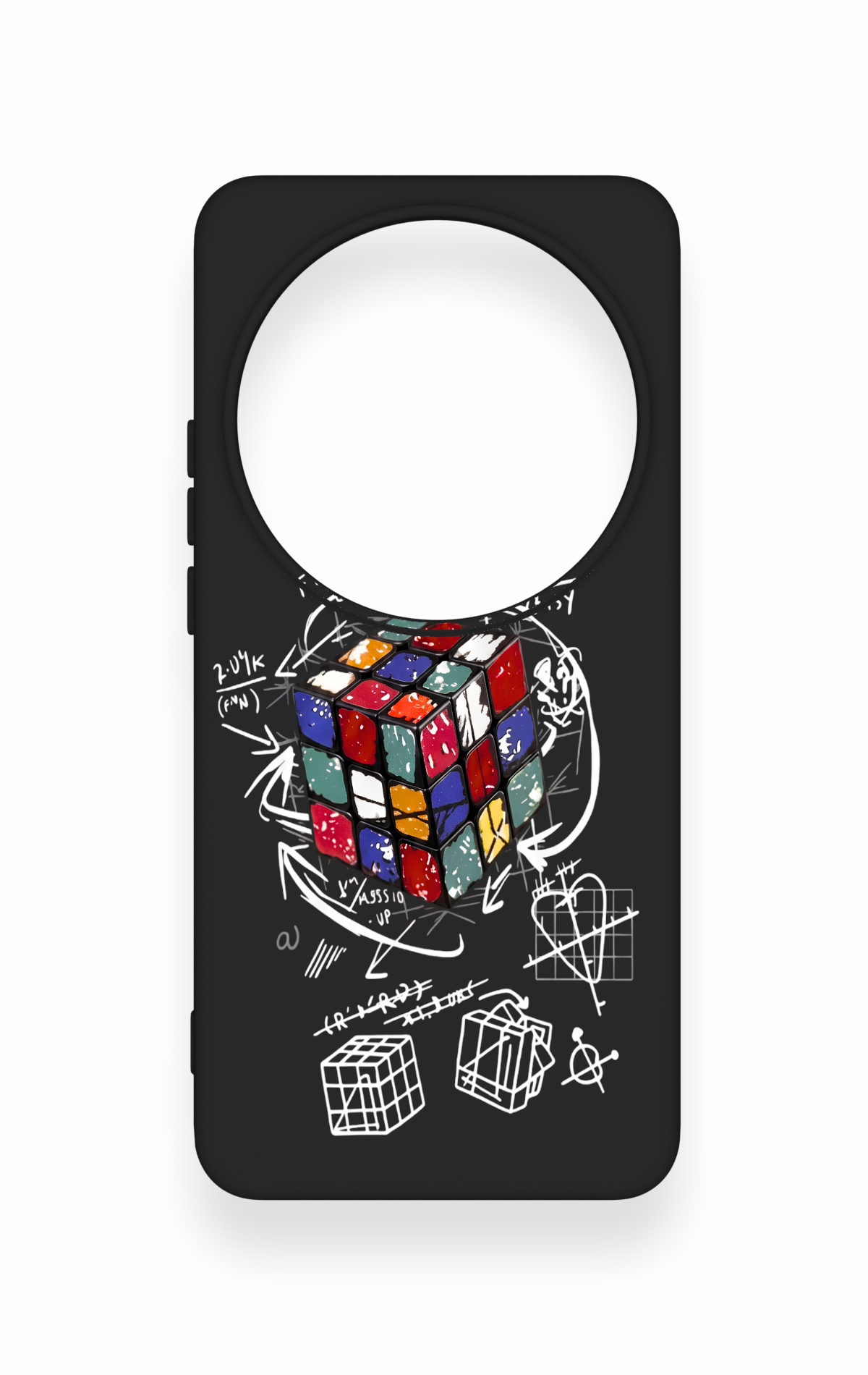 Xiaomi Mi 15 Ultra Uyumlu Rubik Küb Desenli Silikon Kılıf