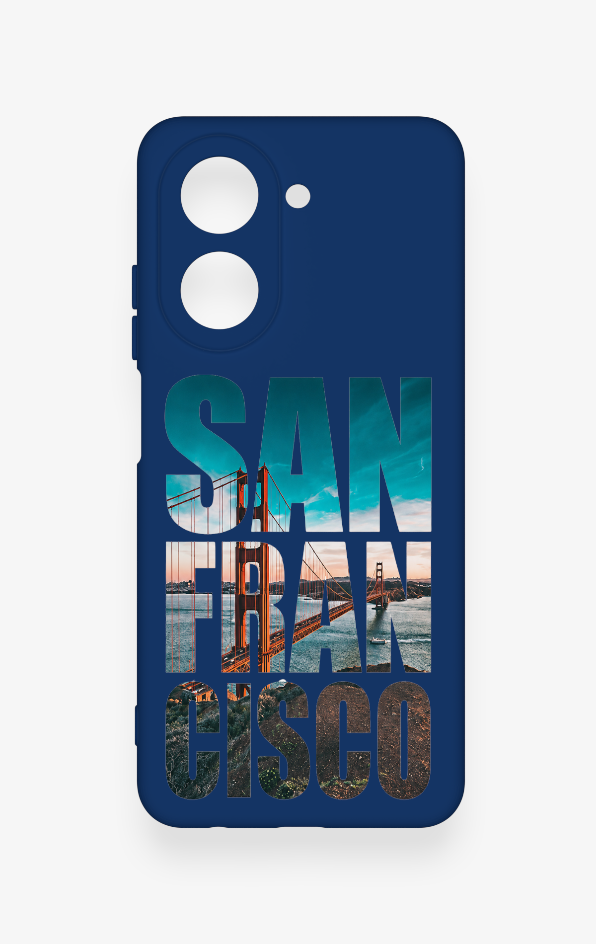 Redmi A5 Uyumlu San Francisco Desenli Silikon Kılıf