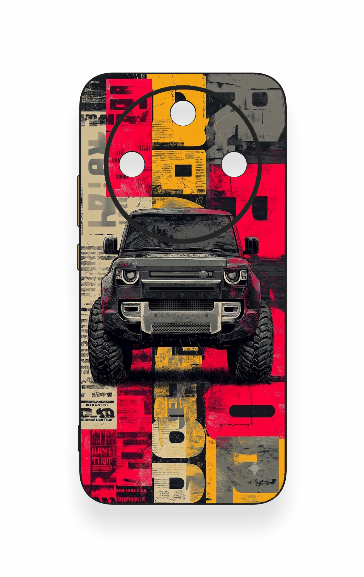 Honor Magic 8 Lite Uyumlu Defender Truck Desenli Silikon Kılıf