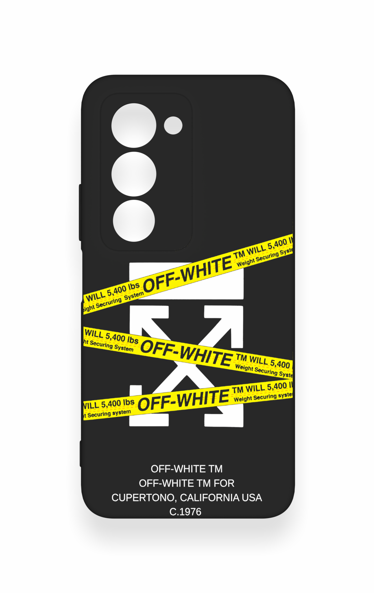 Redmi 15 5G Uyumlu Off White Desenli Silikon Kılıf