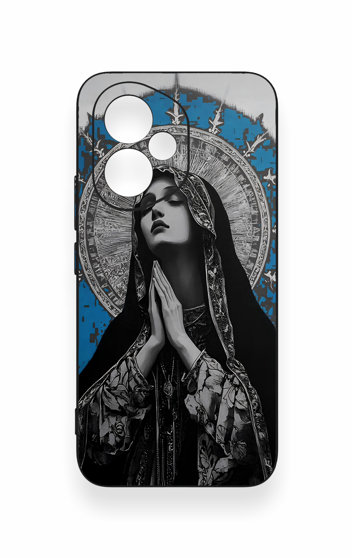 Honor 400 Uyumlu Rahibe Desenli Silikon Kılıf
