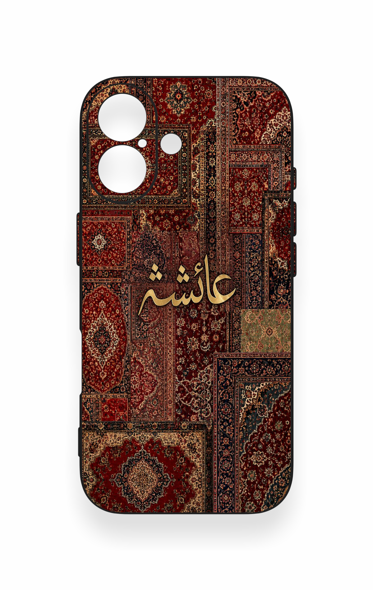 iPhone 17 Uyumlu Vintage Halı Desenli Silikon Kılıf
