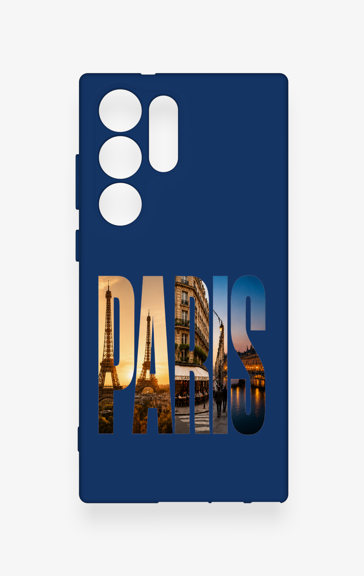 Samsung S23 Ultra Uyumlu Paris Desenli Silikon Kılıf