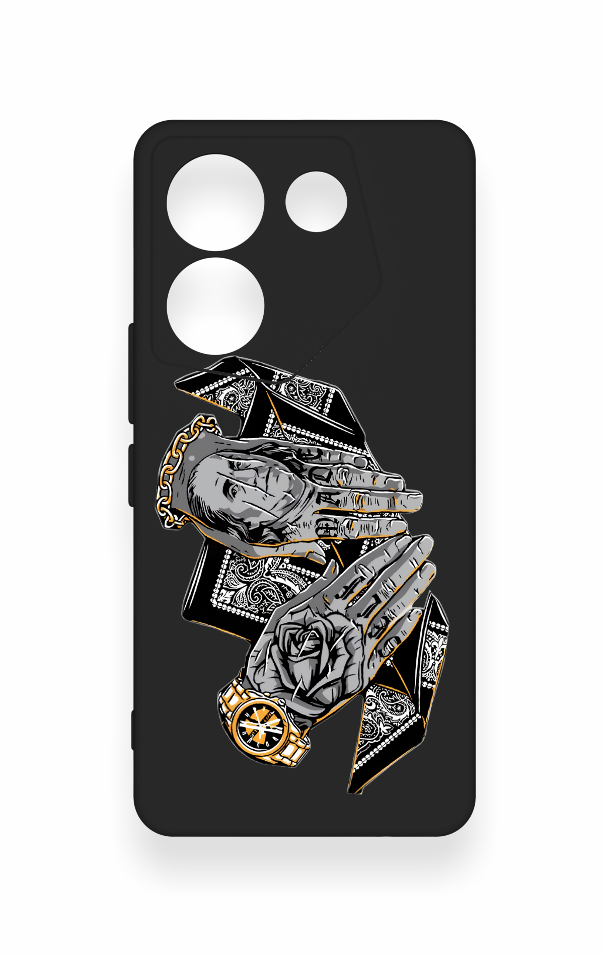 Tecno Camon 20 Pro Uyumlu Self Made Desenli Silikon Kılıf