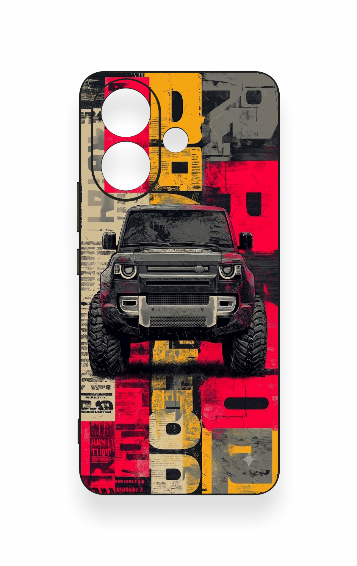 Vivo V60 Lite Uyumlu Defender Truck Desenli Silikon Kılıf