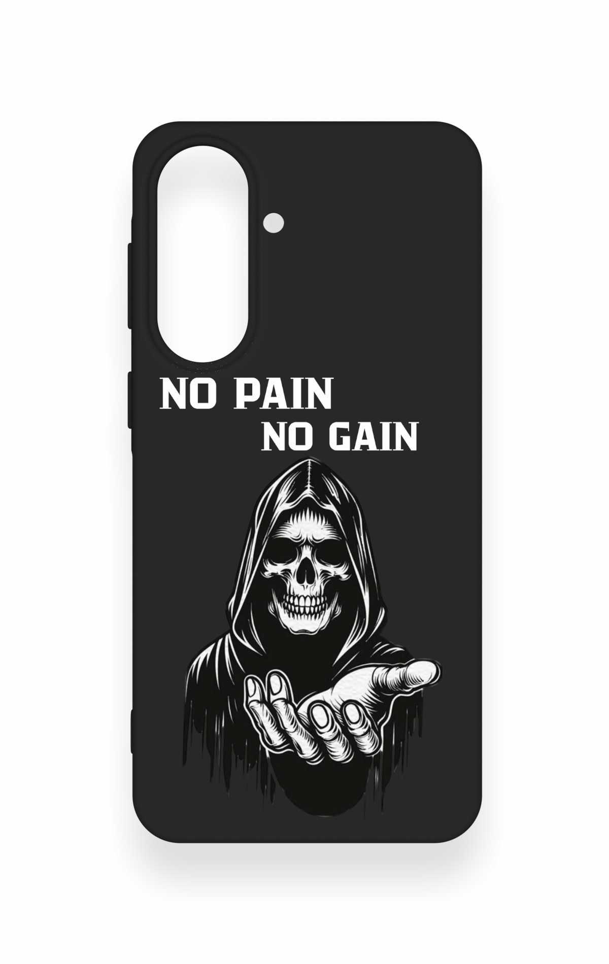 Samsung A57 Uyumlu No Pain No Gain Desenli Silikon Kılıf