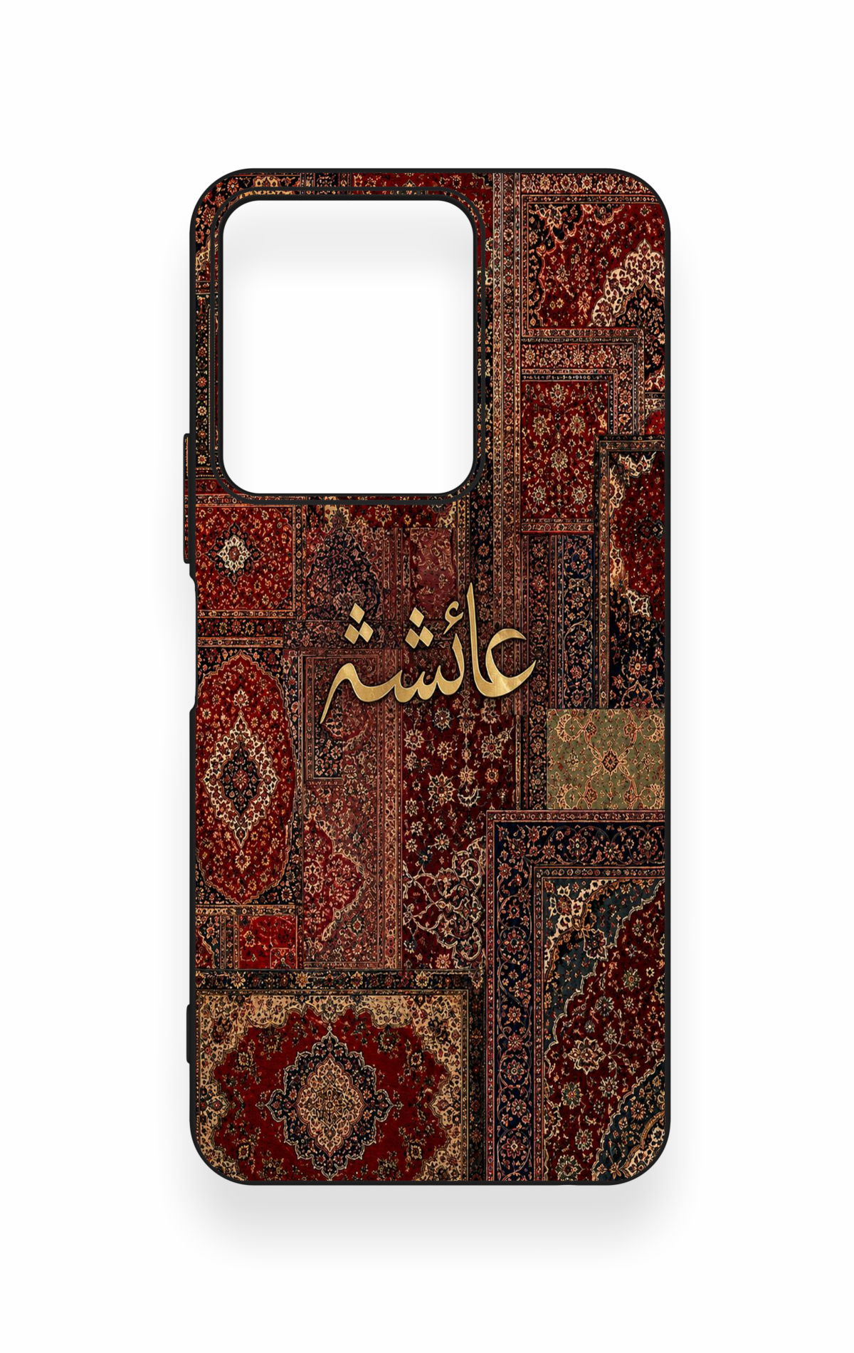 Vivo Y35 Uyumlu Vintage Halı Desenli Silikon Kılıf
