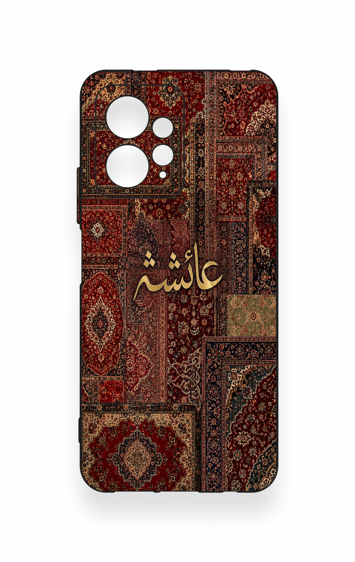 Redmi Note 12 4G Uyumlu Vintage Halı Desenli Silikon Kılıf