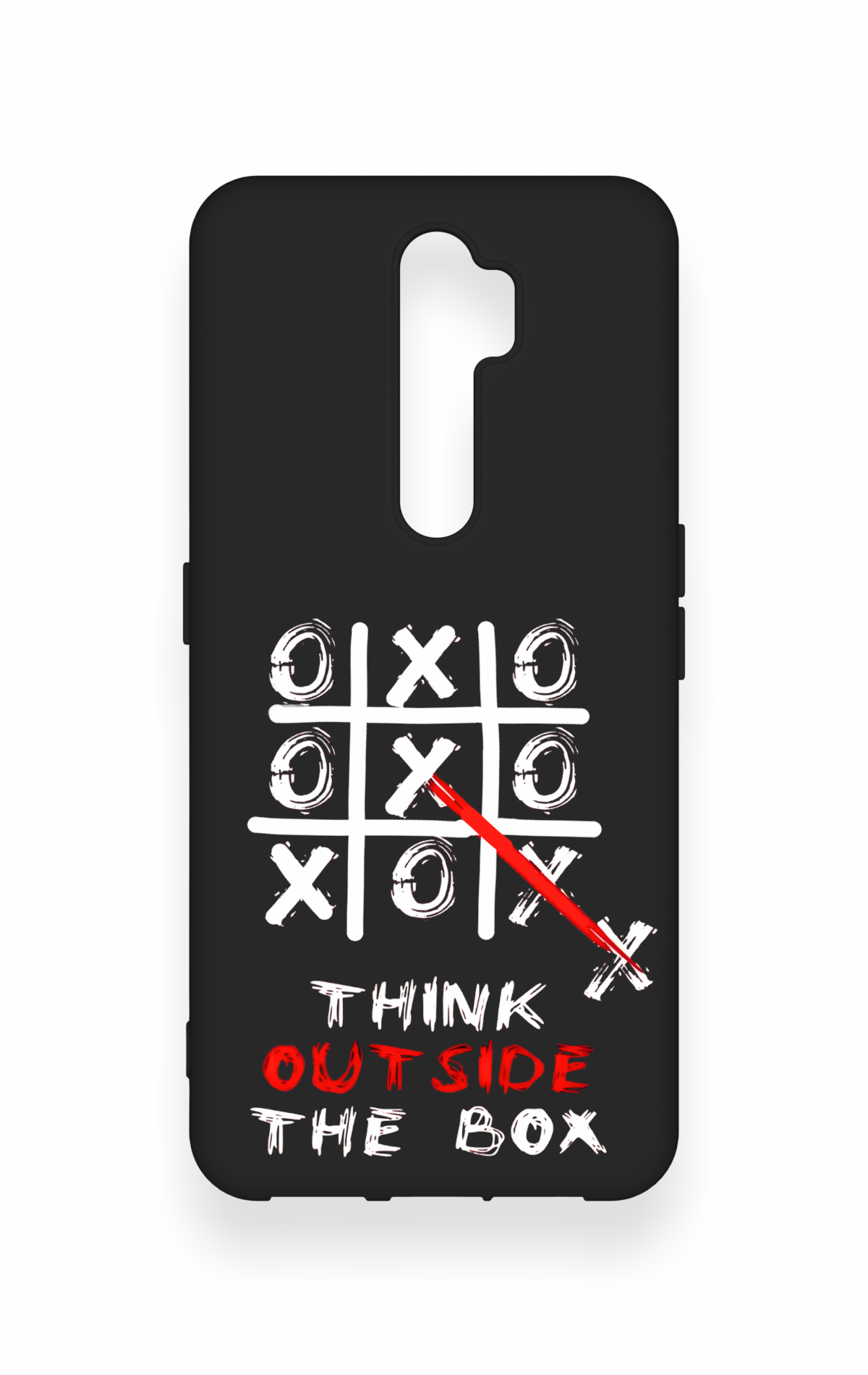 Oppo A9 2020 Uyumlu Out Side The Box Desenli Silikon Kılıf