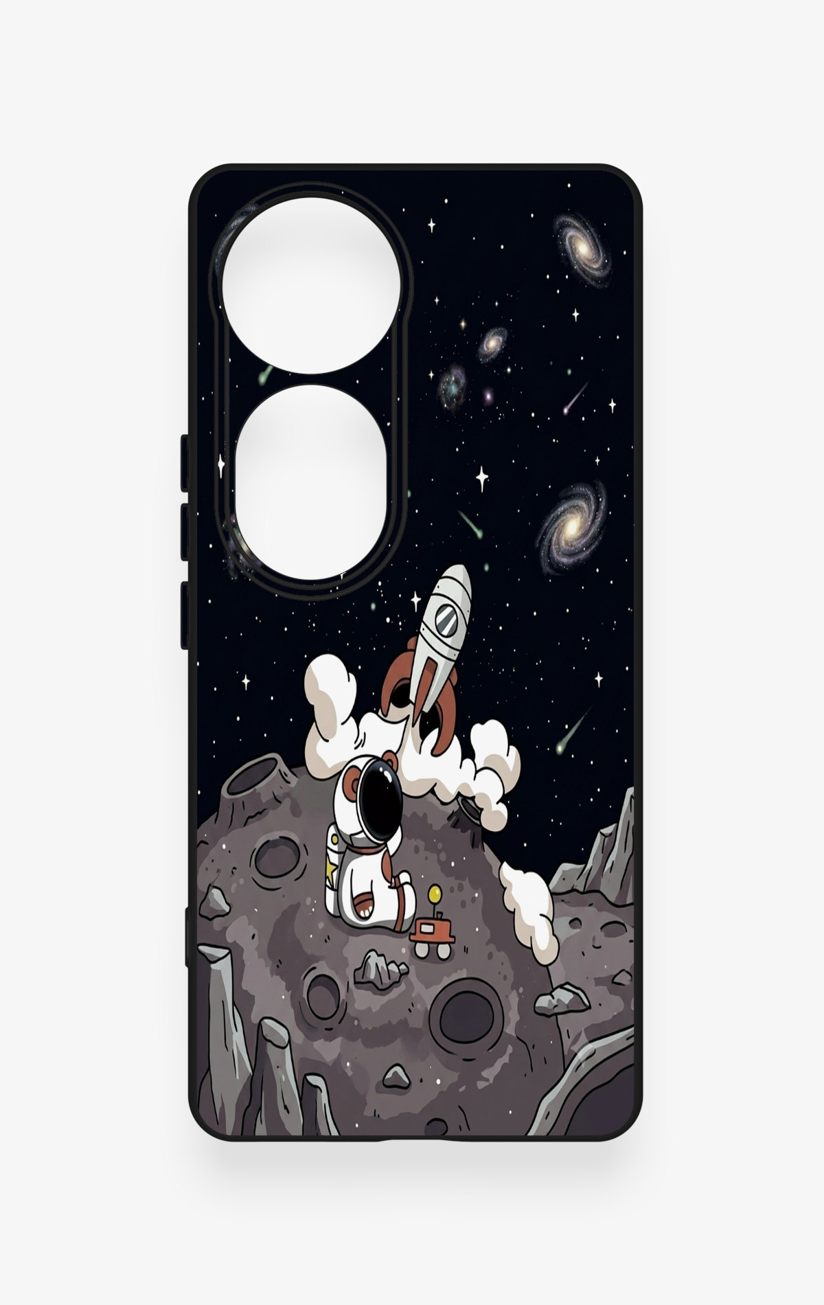 Vivo V40 Uyumlu Uzay Astronot Desenli Silikon Kılıf