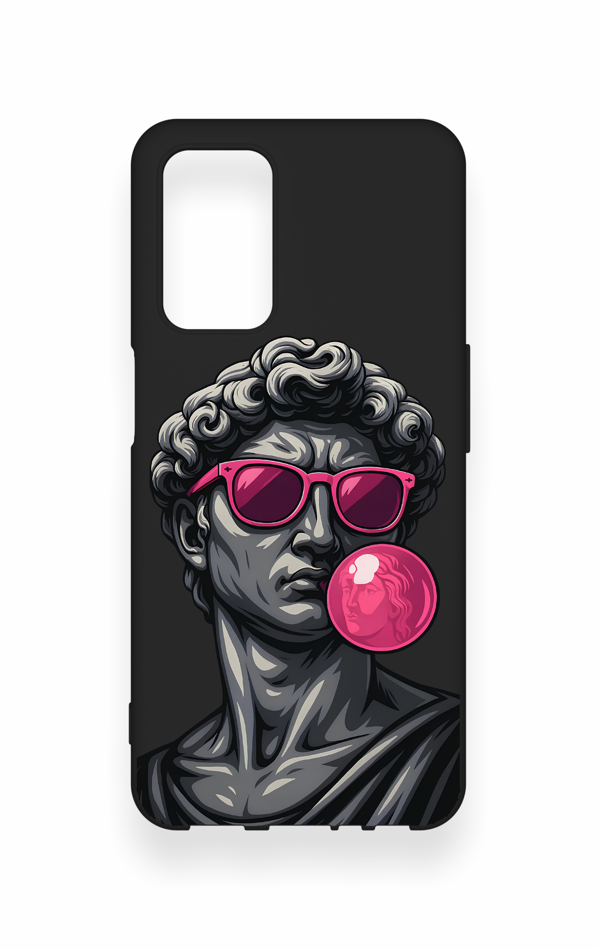 Oppo A55 Uyumlu Pop David Desenli Silikon Kılıf