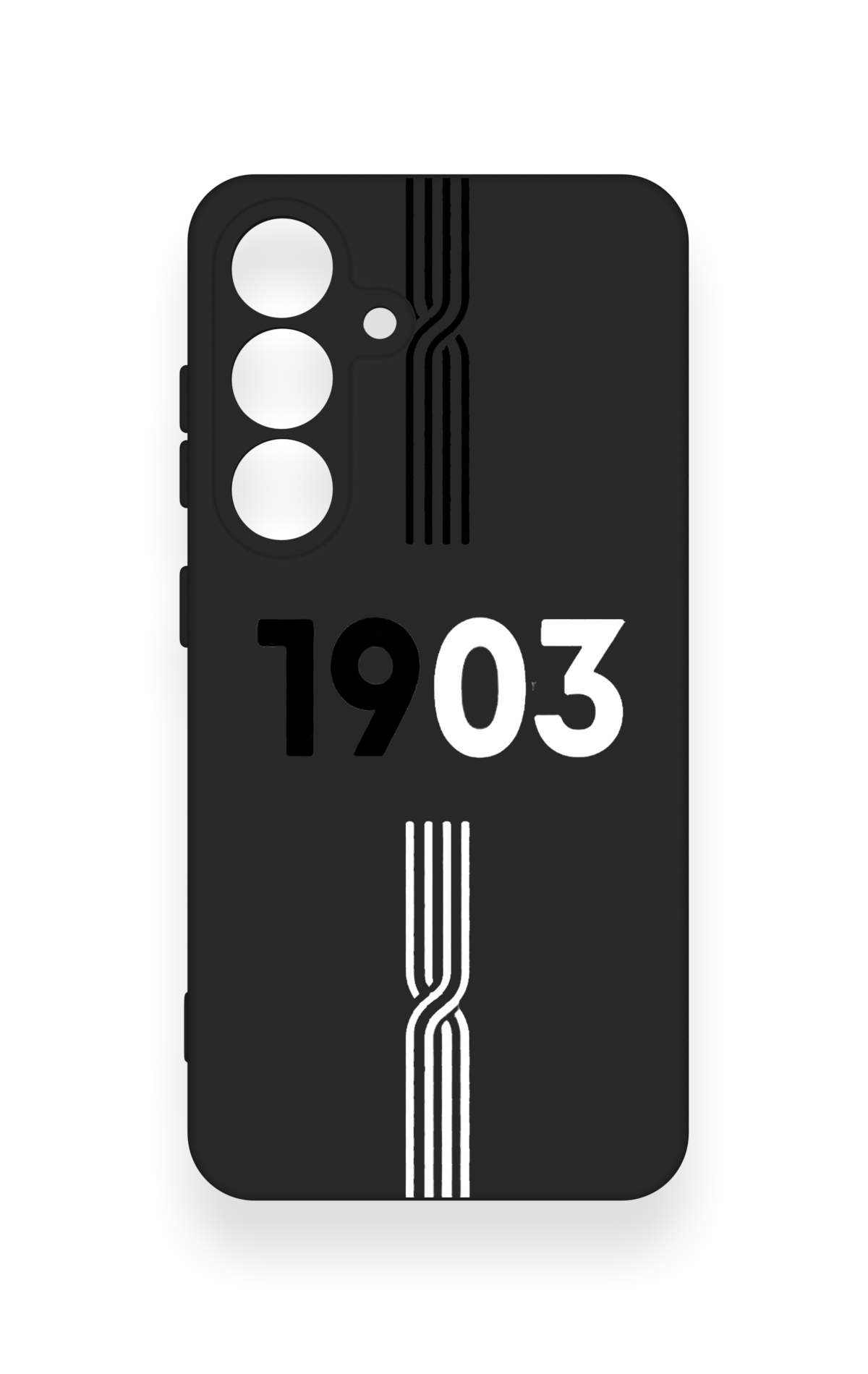 Samsung S25 Uyumlu 1903 Kemer Desenli Silikon Kılıf