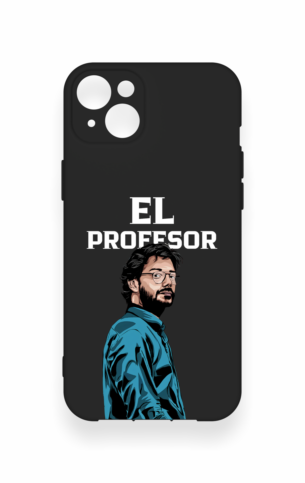 iPhone 14 Plus/15 Plus Uyumlu El Profesor Desenli Silikon Kılıf