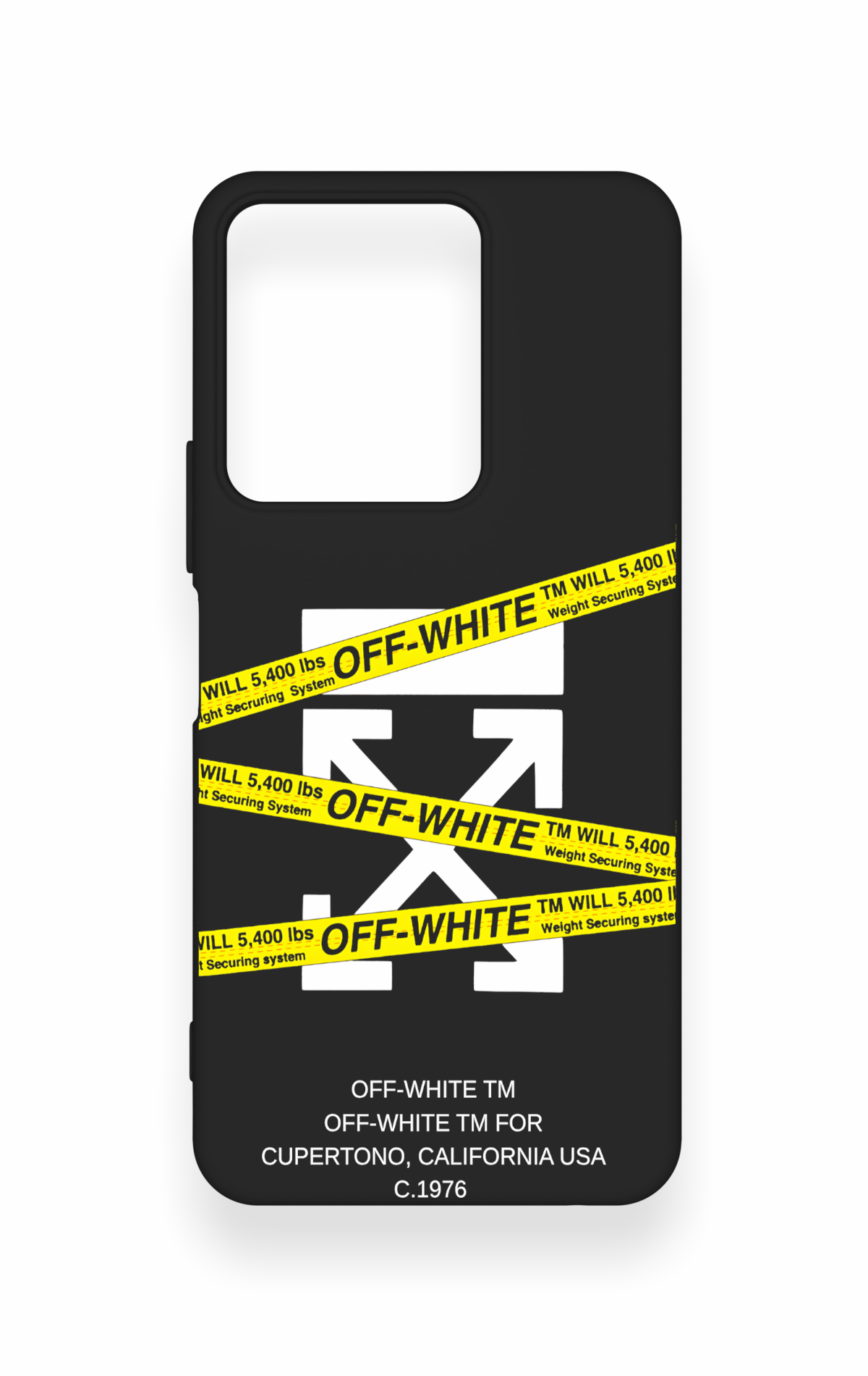 Vivo Y35 Uyumlu Off White Desenli Silikon Kılıf