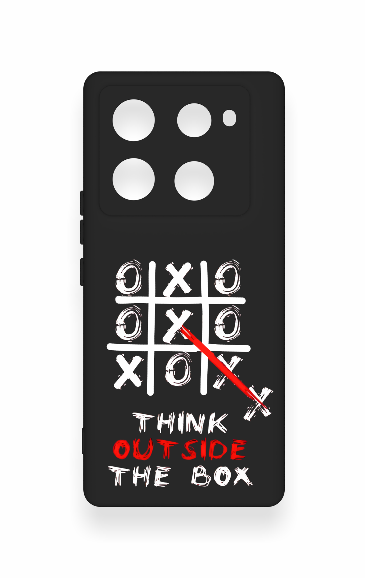 İnfinix Note 40 Pro Uyumlu Out Side The Box Desenli Silikon Kılıf