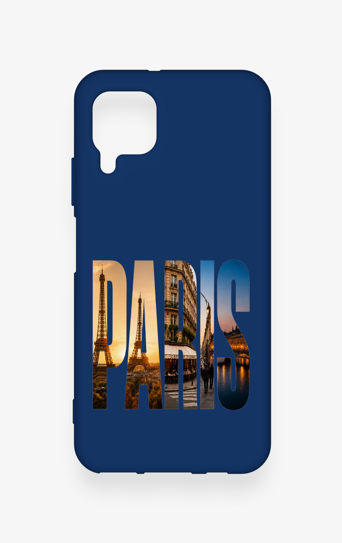 Huawei P40 Lite Uyumlu Paris Desenli Silikon Kılıf