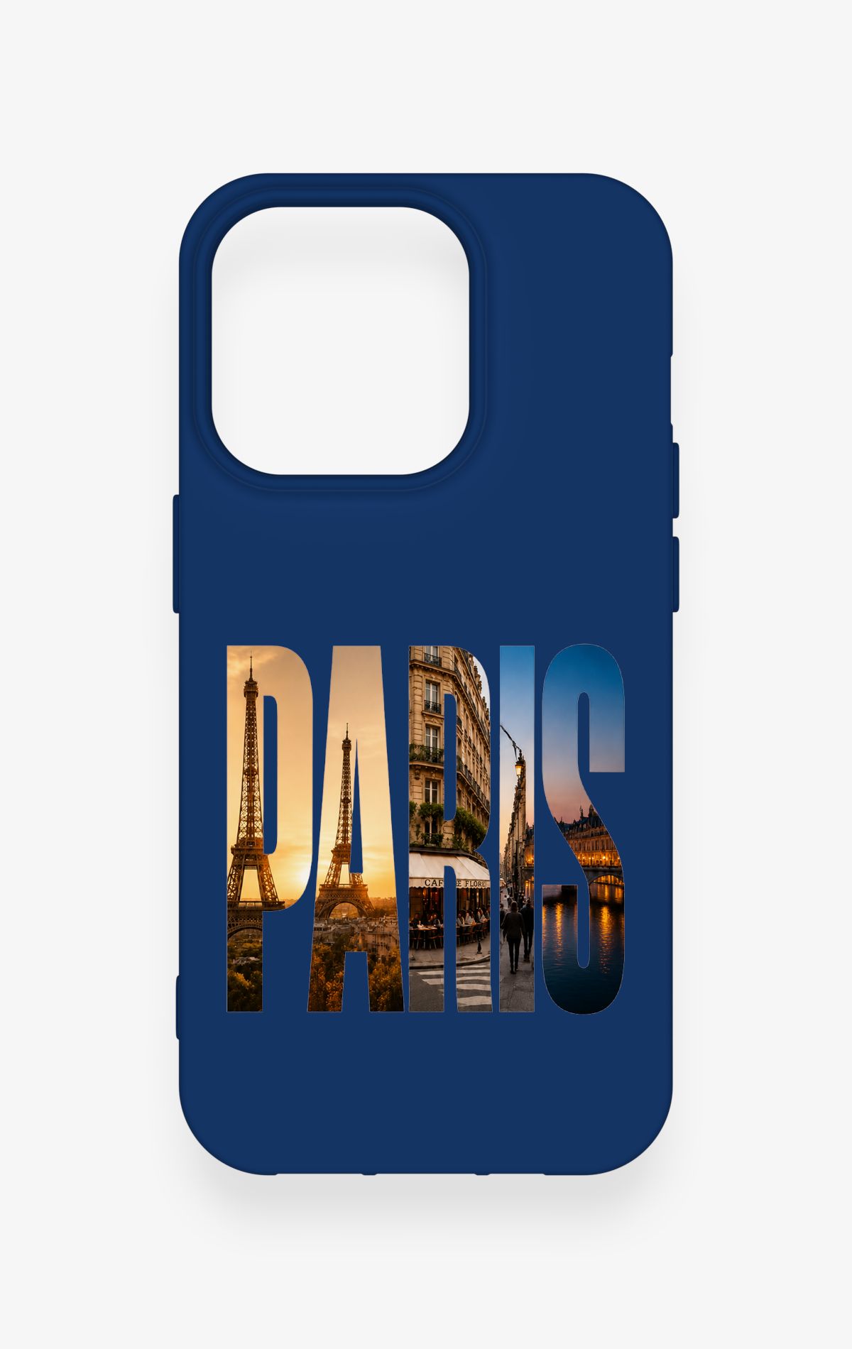 iPhone 14 Pro Uyumlu Paris Desenli Silikon Kılıf