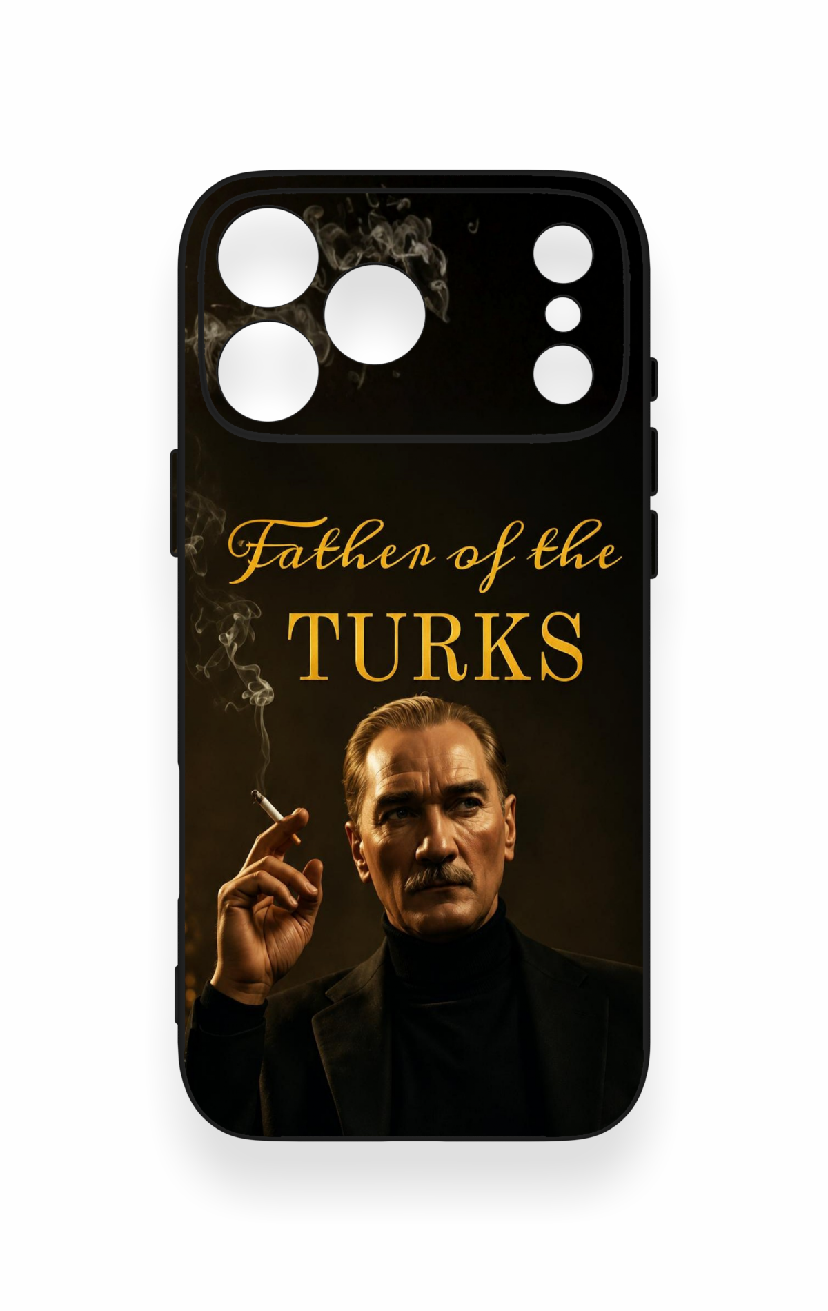 iPhone 17 Pro Max Uyumlu Father Of The Turks Desenli Silikon Kılıf
