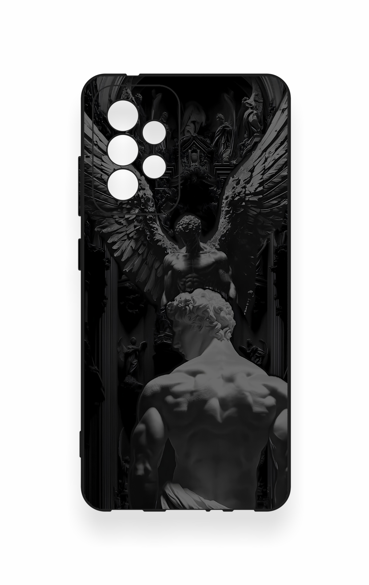 Samsung A52 Uyumlu Icarus Desenli Silikon Kılıf