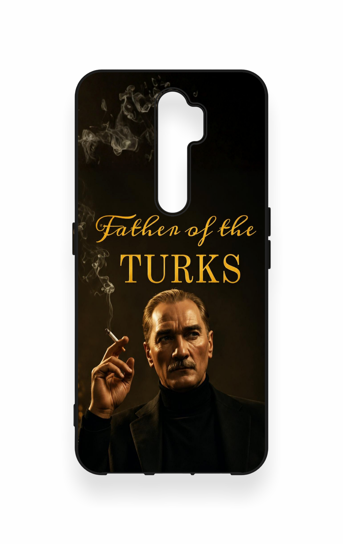 Oppo A9 2020 Uyumlu Father Of The Turks Desenli Silikon Kılıf