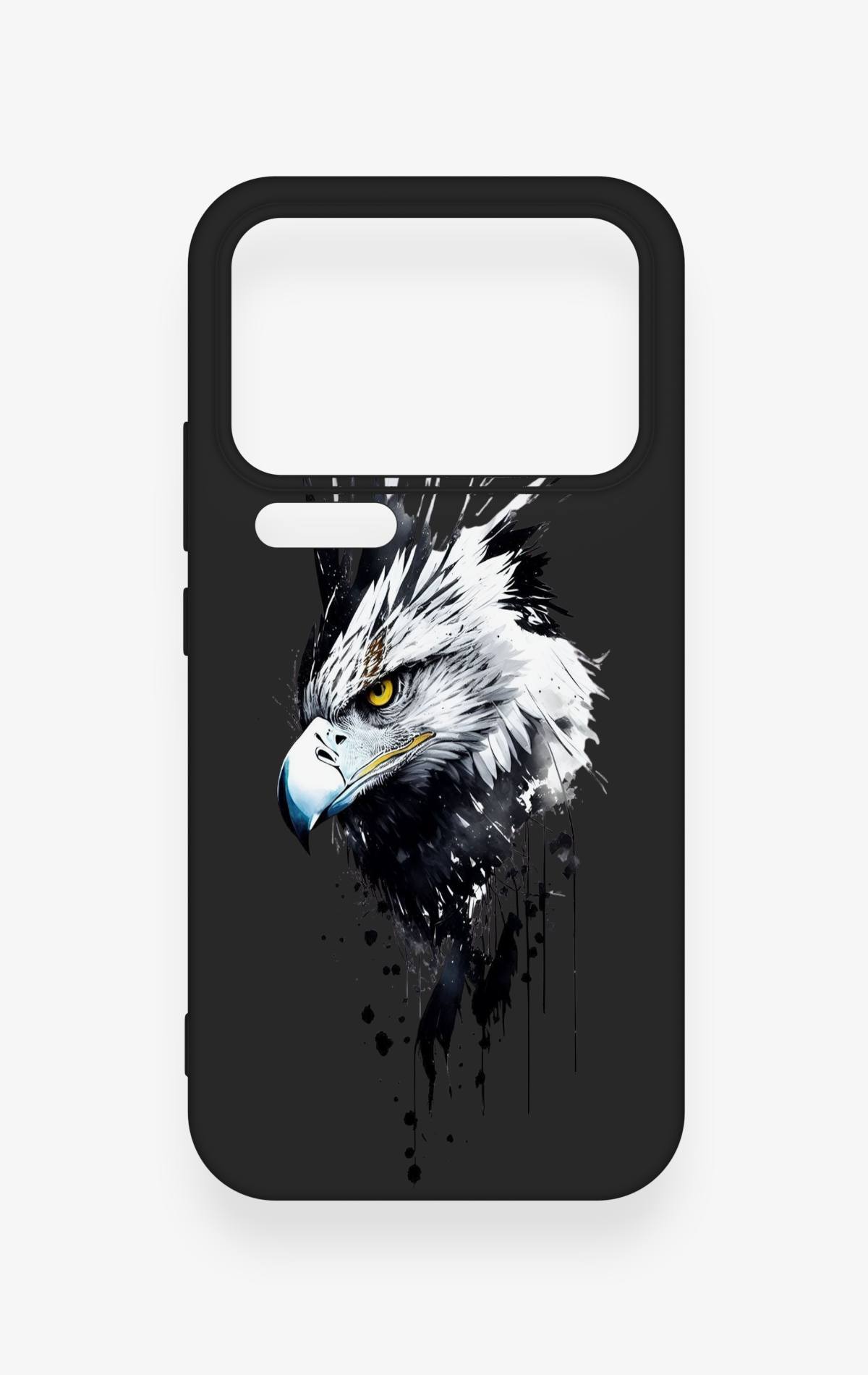 Mi 17 Pro Max Uyumlu Bald Eagle Desenli Silikon Kılıf