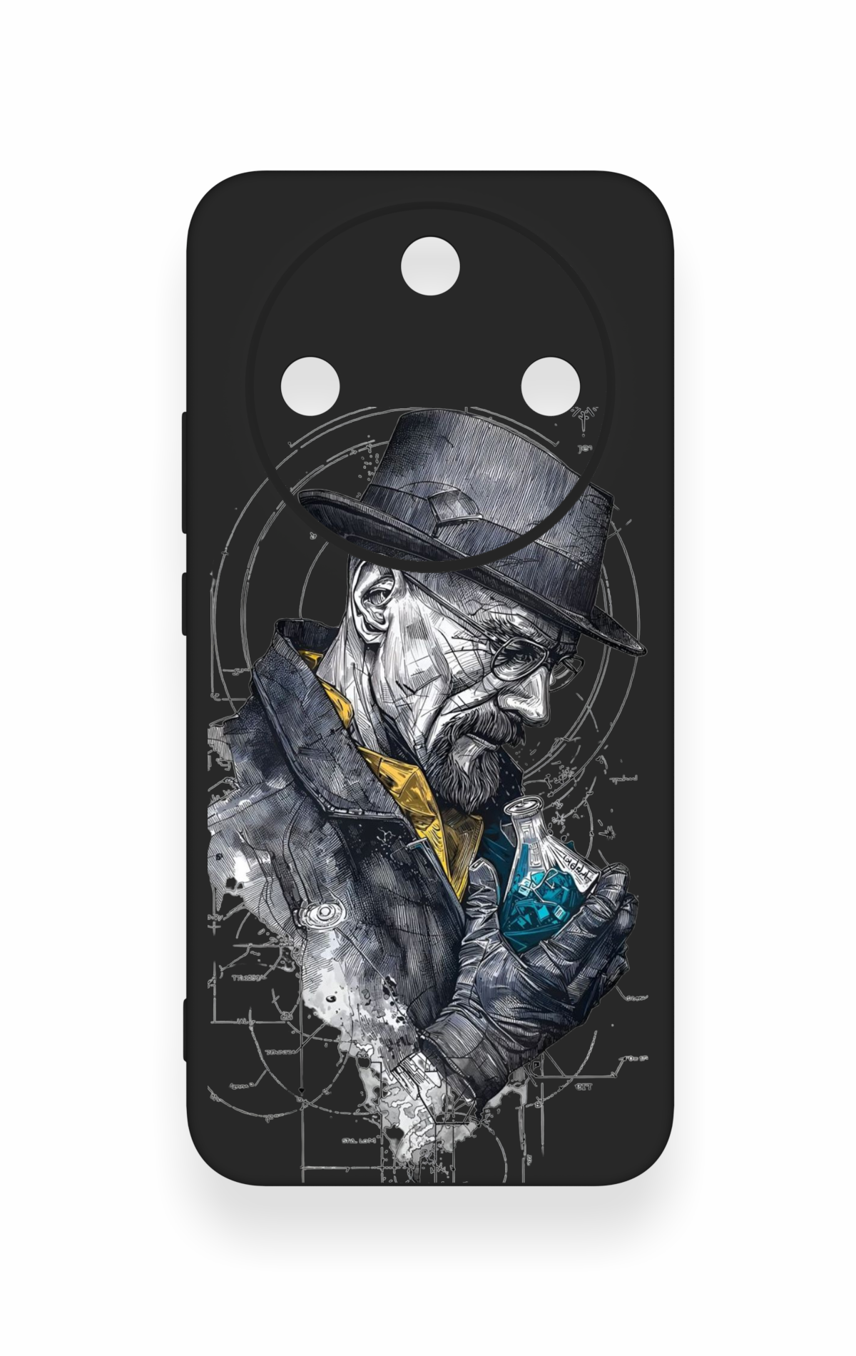 Honor Magic 8 Lite Uyumlu Walter White Desenli Silikon Kılıf