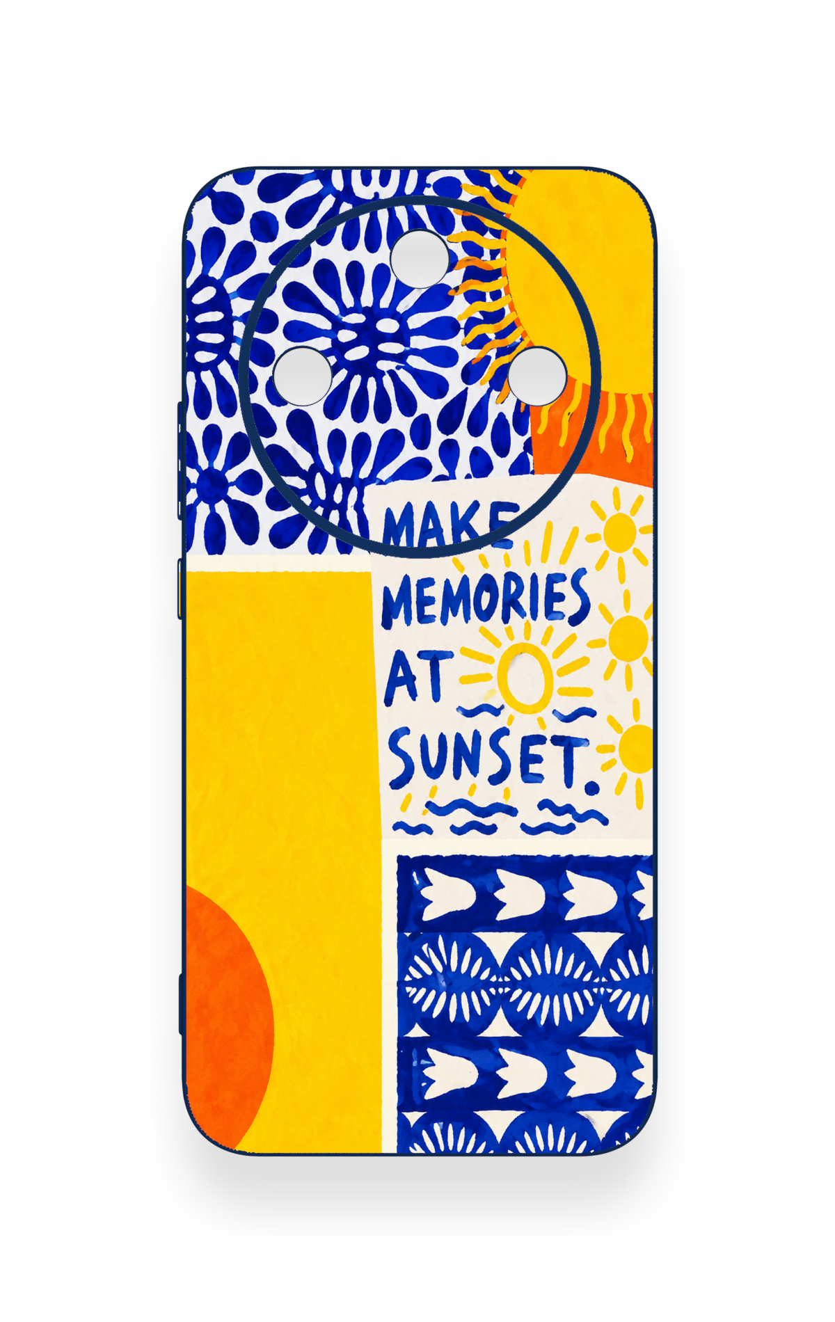 Honor Magic 8 Lite Uyumlu Sunset Desenli Silikon Kılıf