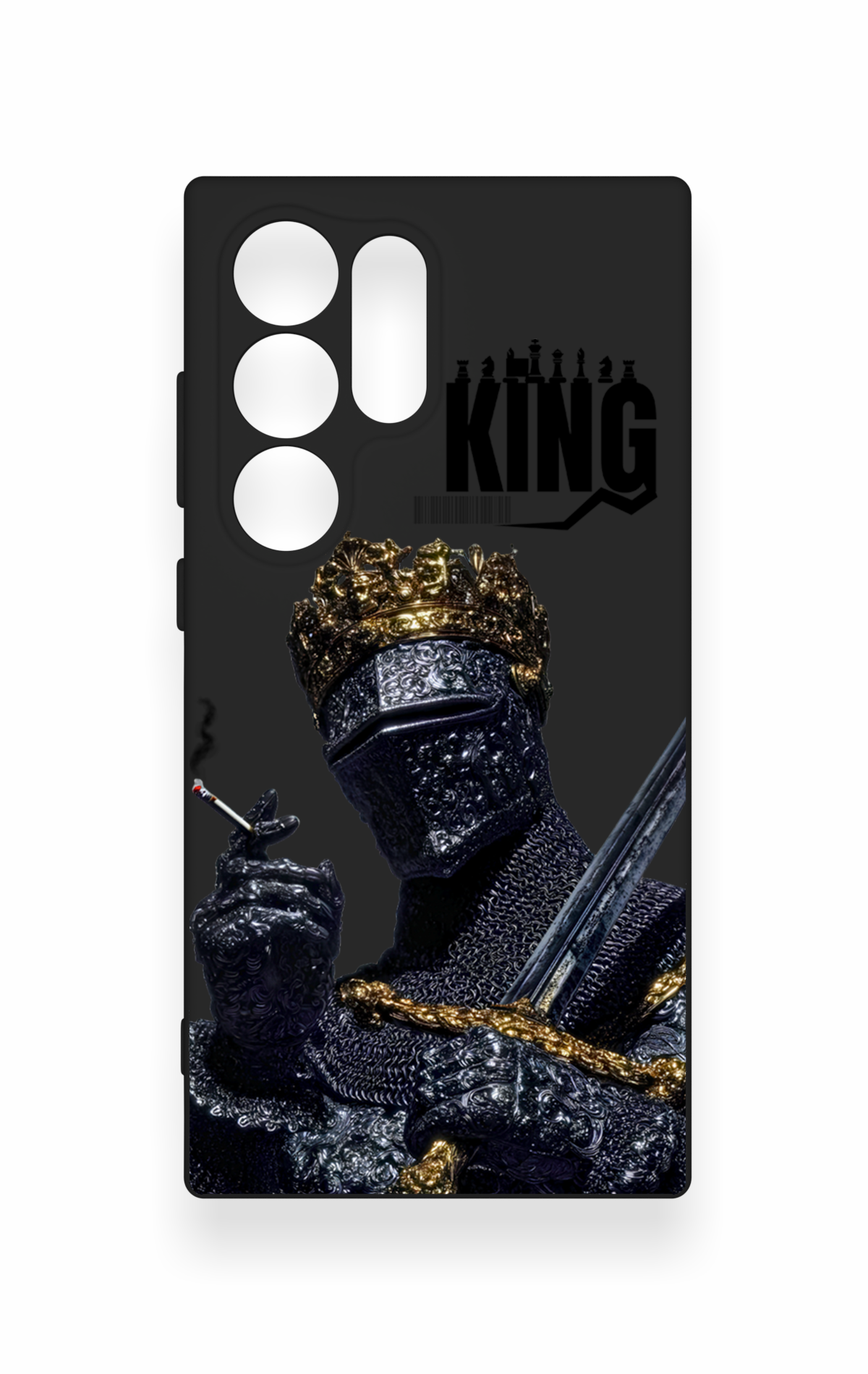 Samsung S24 Ultra Uyumlu King Desenli Silikon Kılıf