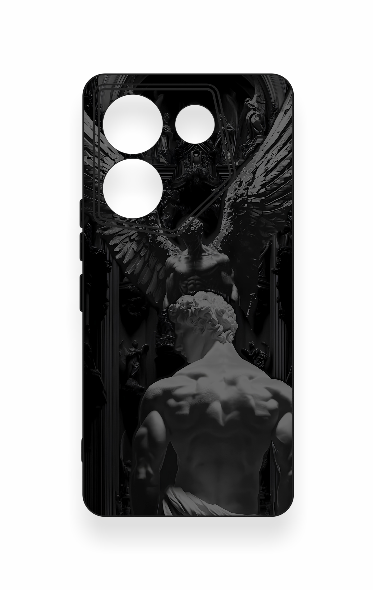 Tecno Caman 20 Pro 5G Uyumlu Icarus Desenli Silikon Kılıf