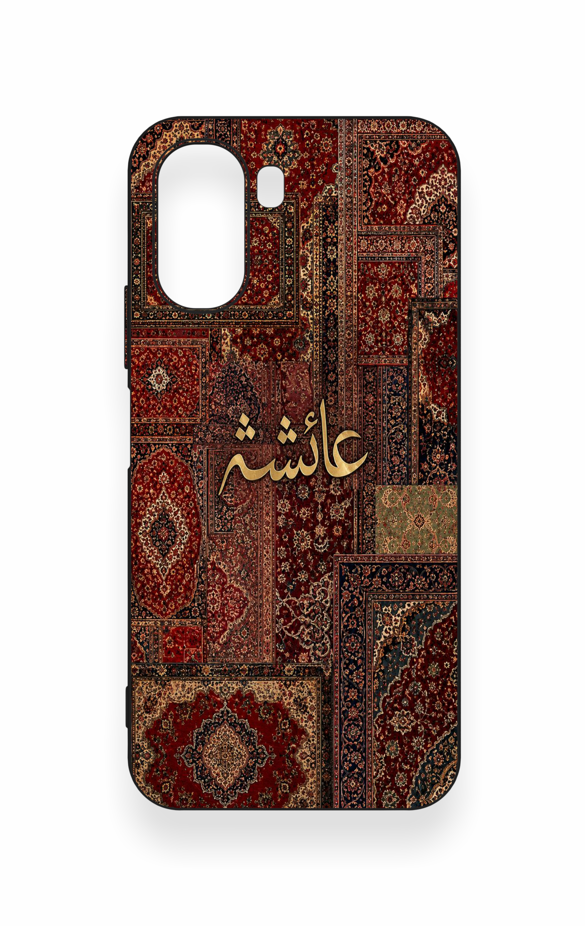 Oppo A6T Uyumlu Vintage Halı Desenli Silikon Kılıf