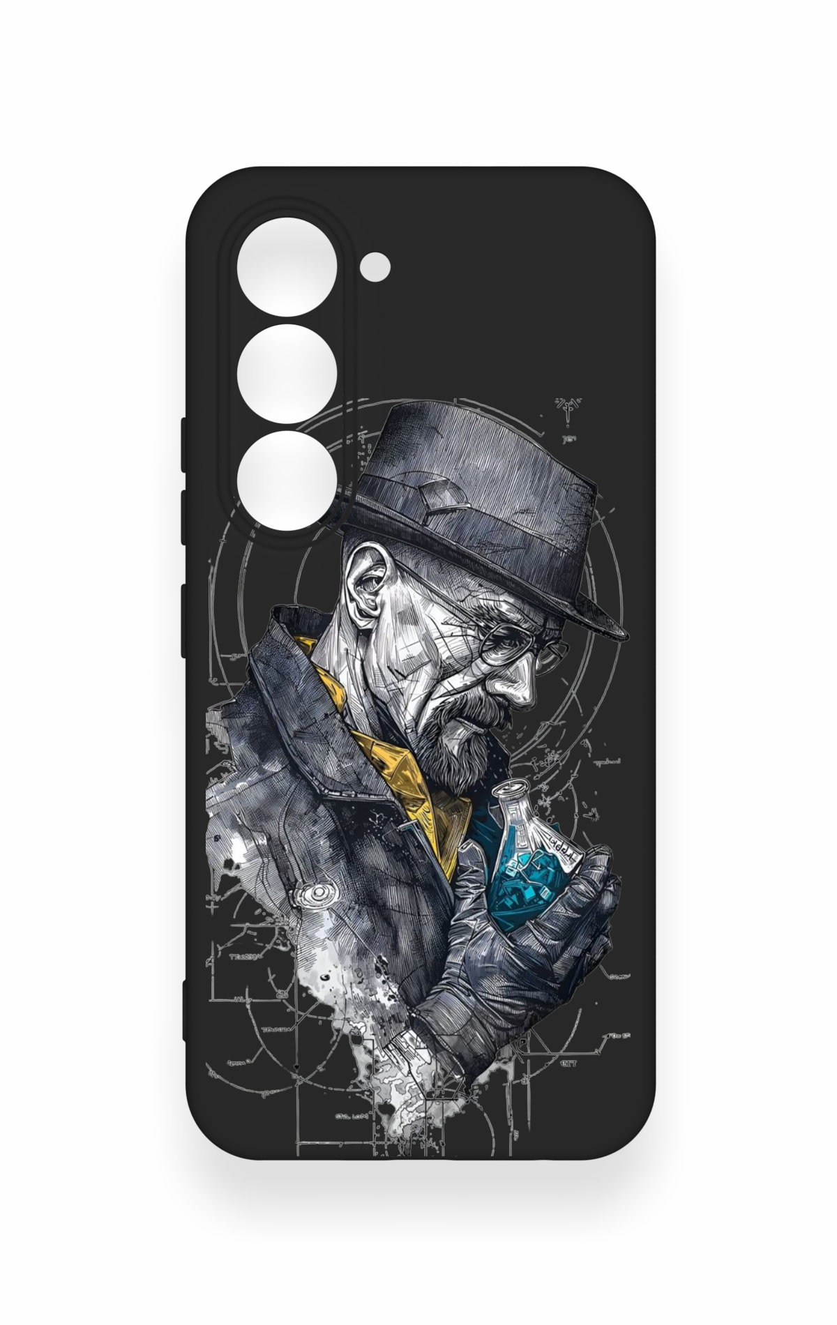 Tecno Spark 40 Pro Uyumlu Walter White Desenli Silikon Kılıf