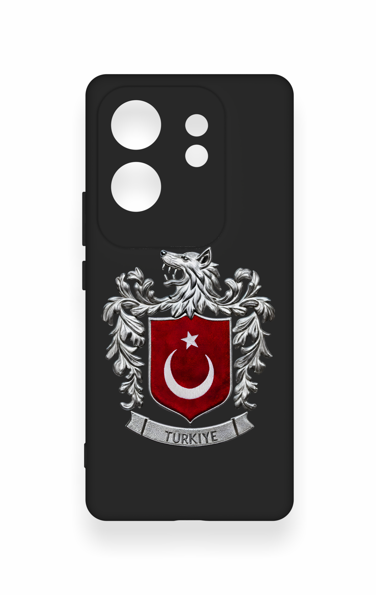 İnfinix Zero 30 Uyumlu Türk Arma Desenli Silikon Kılıf
