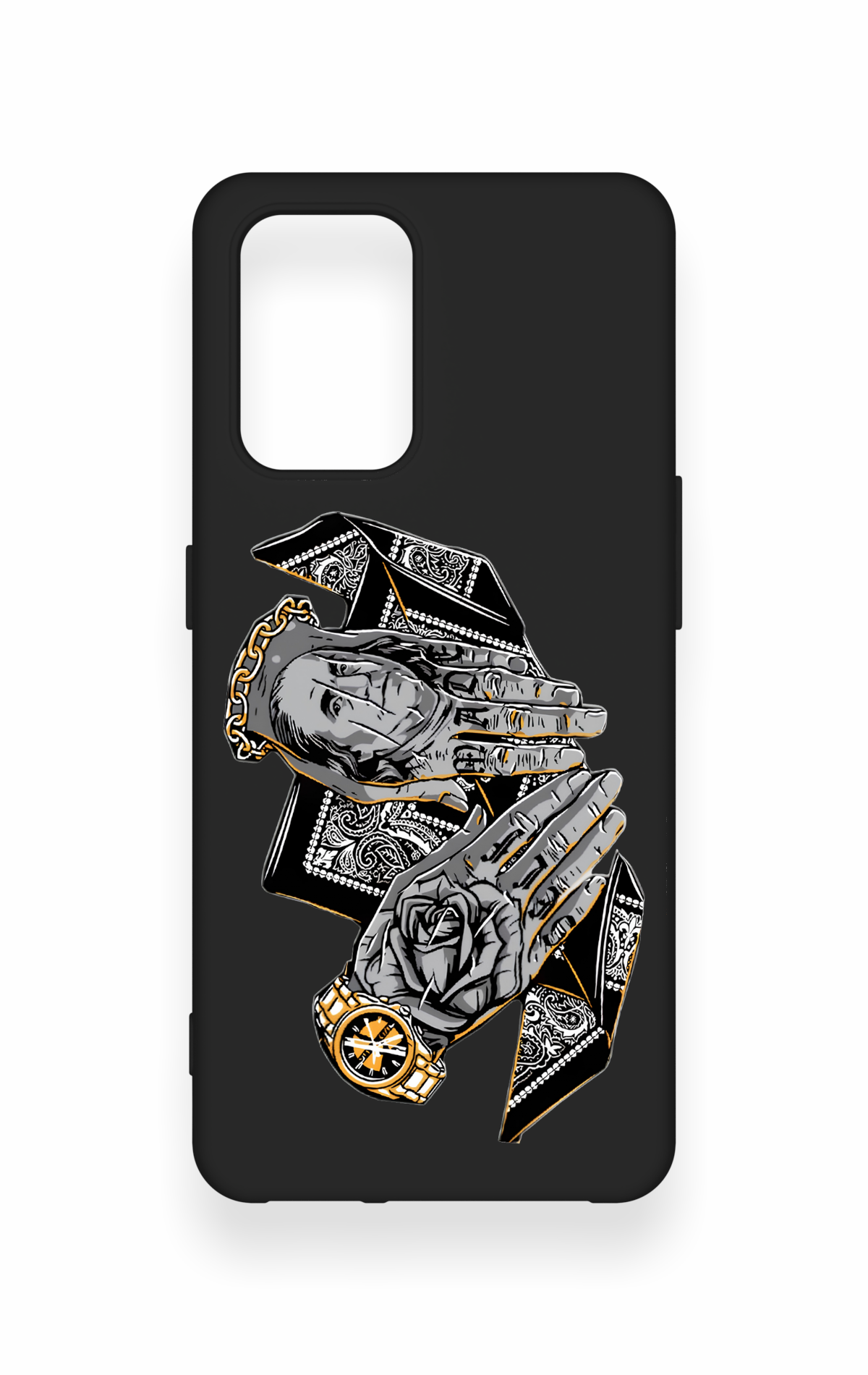 Oppo-A74 Uyumlu Self Made Desenli Silikon Kılıf