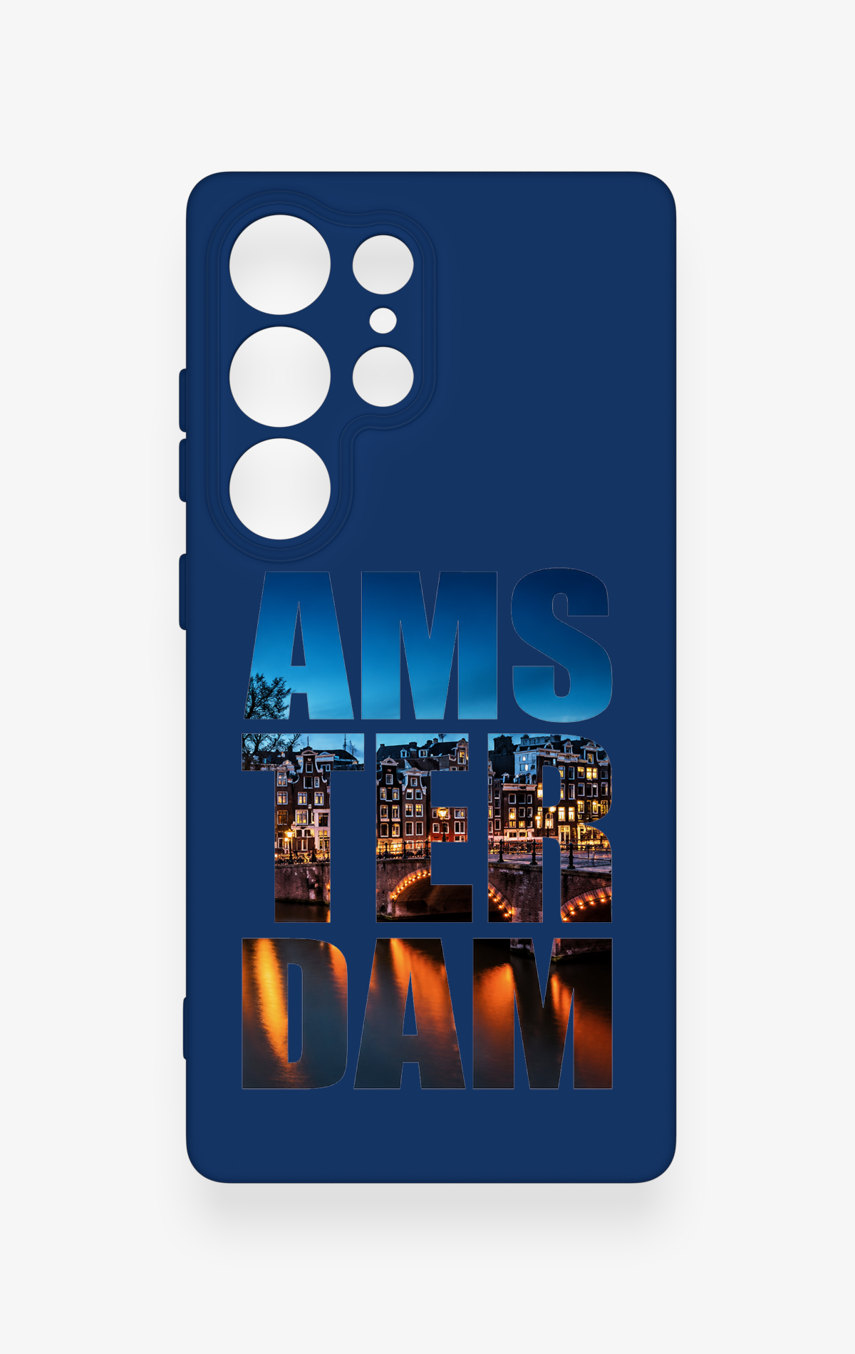 Samsung S25 Ultra Uyumlu Amsterdam Desenli Silikon Kılıf