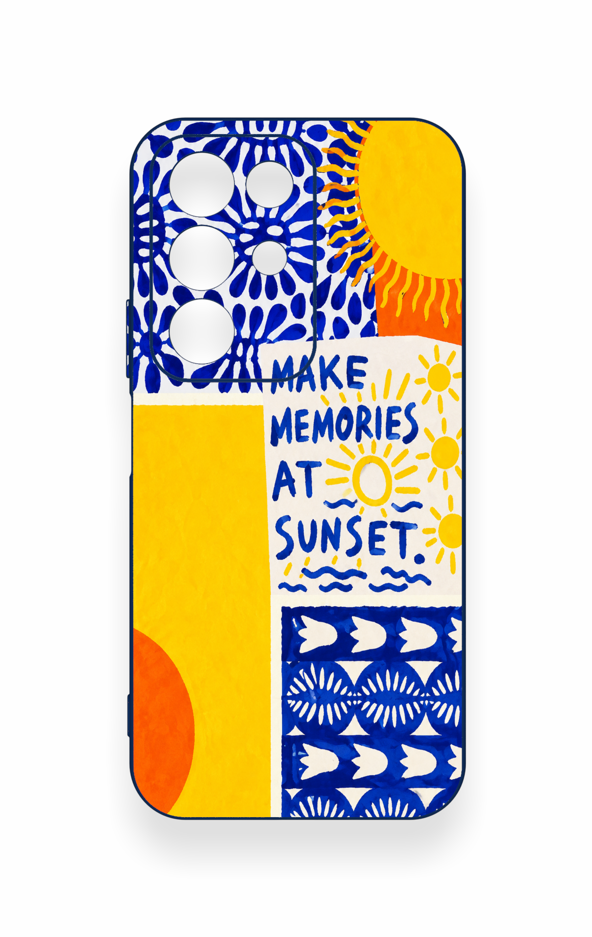 Realme C85 5G Uyumlu Sunset Desenli Silikon Kılıf