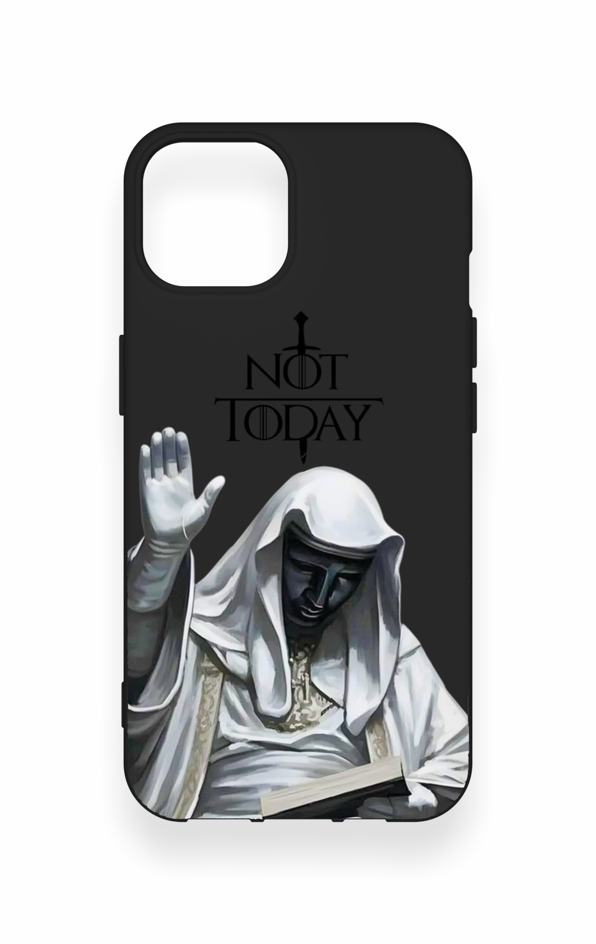 iPhone 13 Uyumlu Not Today Desenli Silikon Kılıf