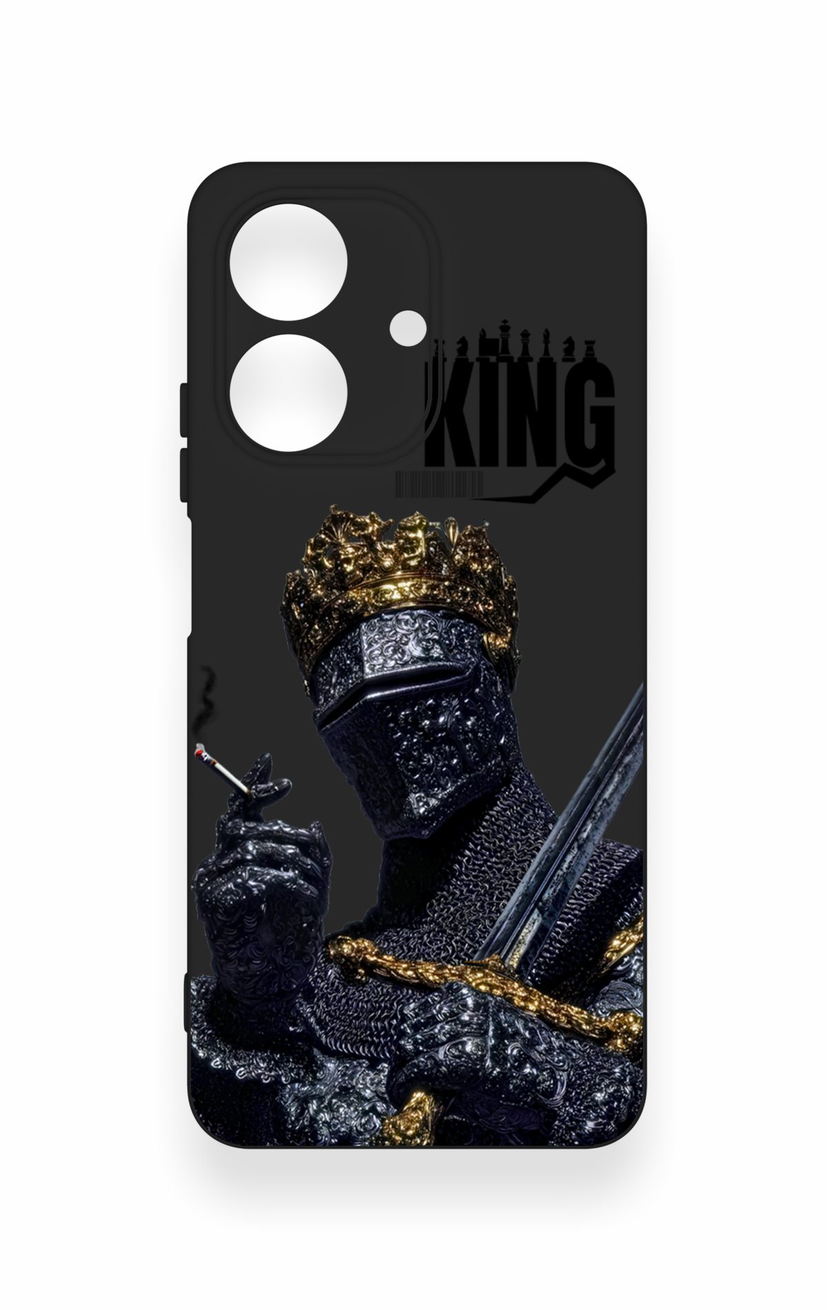 Realme Note 60 Uyumlu King Desenli Silikon Kılıf