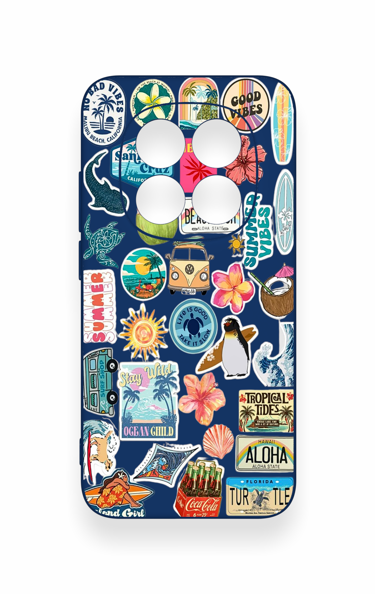 Redmi Note 15 Pro 5G Uyumlu Summer Vibes Desenli Silikon Kılıf