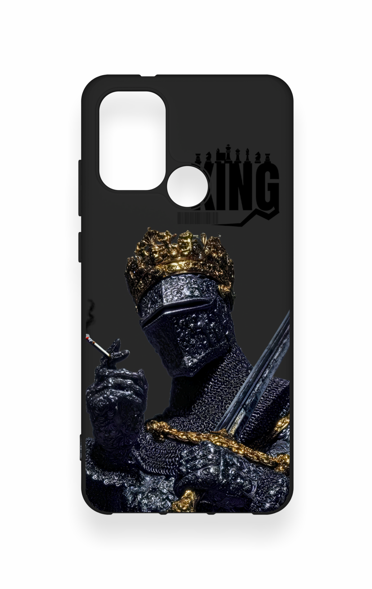 Casper Via F20 Uyumlu King Desenli Silikon Kılıf