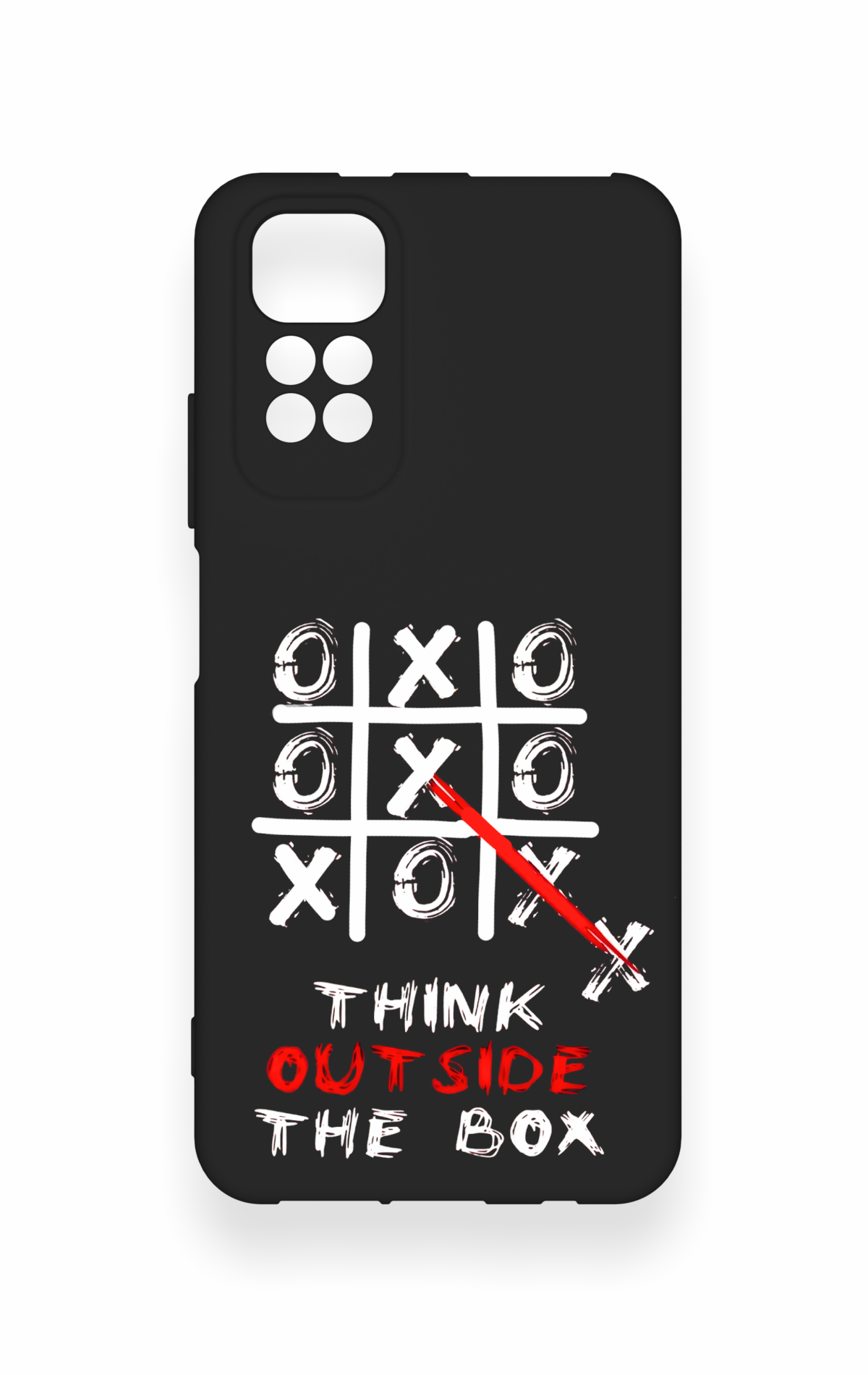 Redmi Note 11S Uyumlu Out Side The Box Desenli Silikon Kılıf