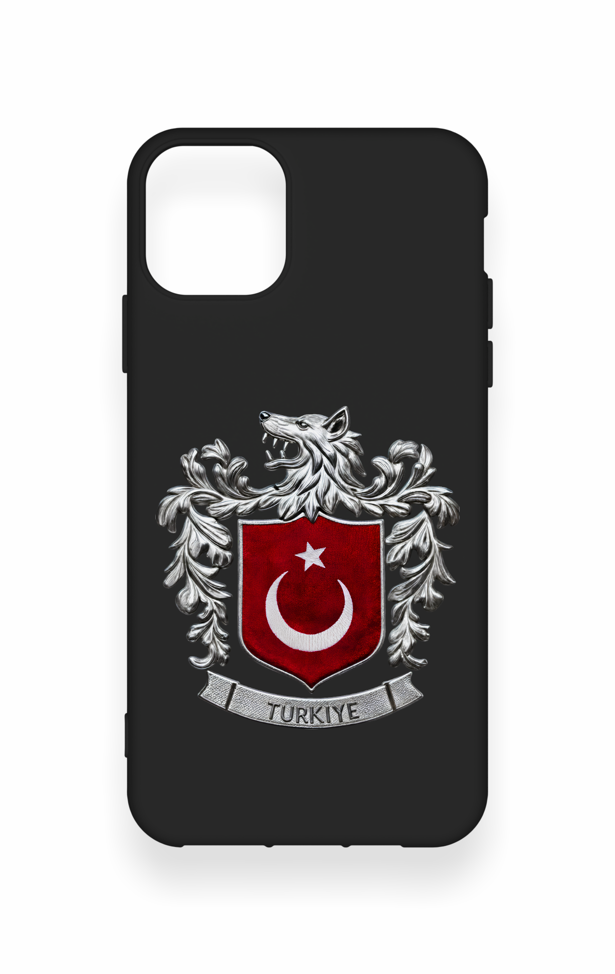 iPhone 11 Pro Max Uyumlu Türk Arma Desenli Silikon Kılıf