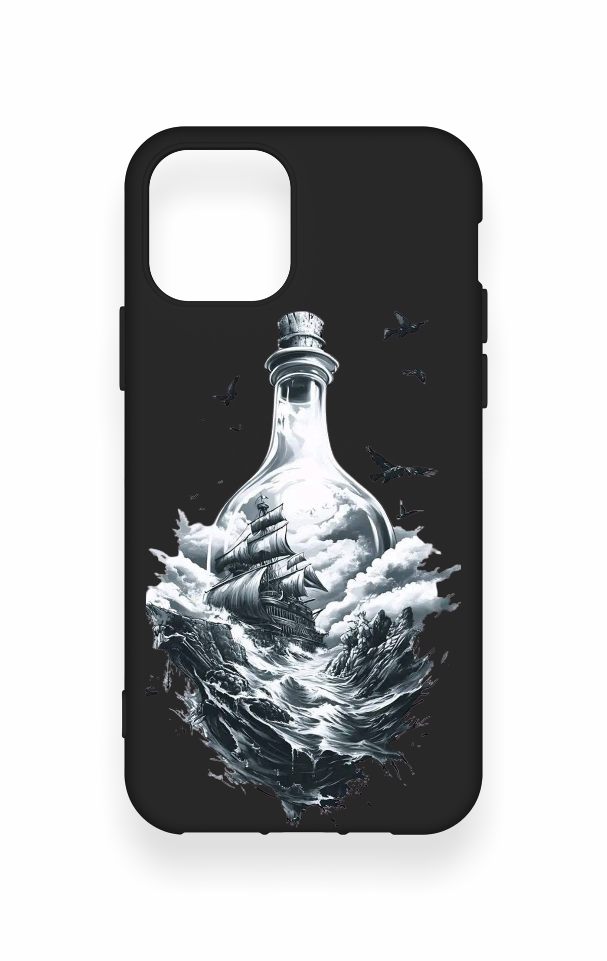 iPhone 11 Pro Uyumlu Secret Sea Desenli Silikon Kılıf