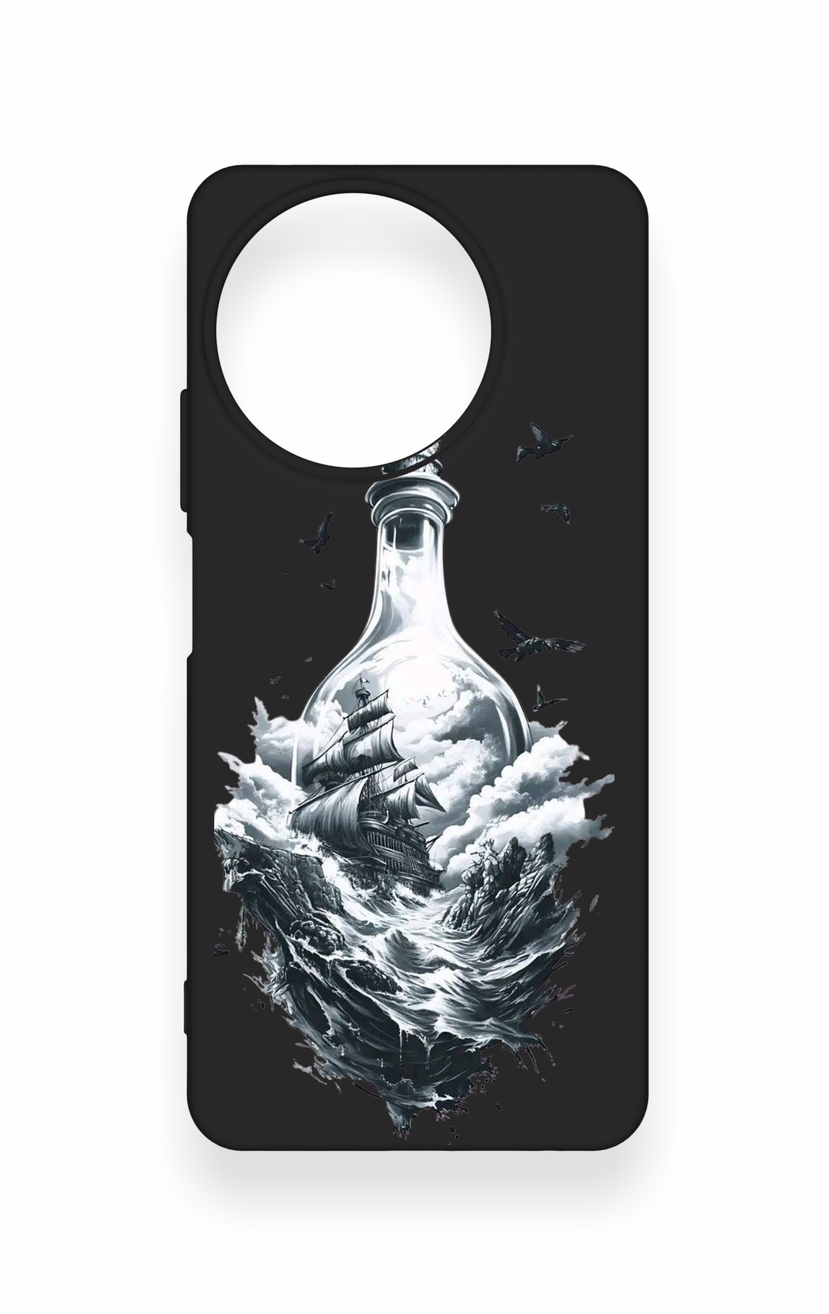 Realme 11 Uyumlu Secret Sea Desenli Silikon Kılıf
