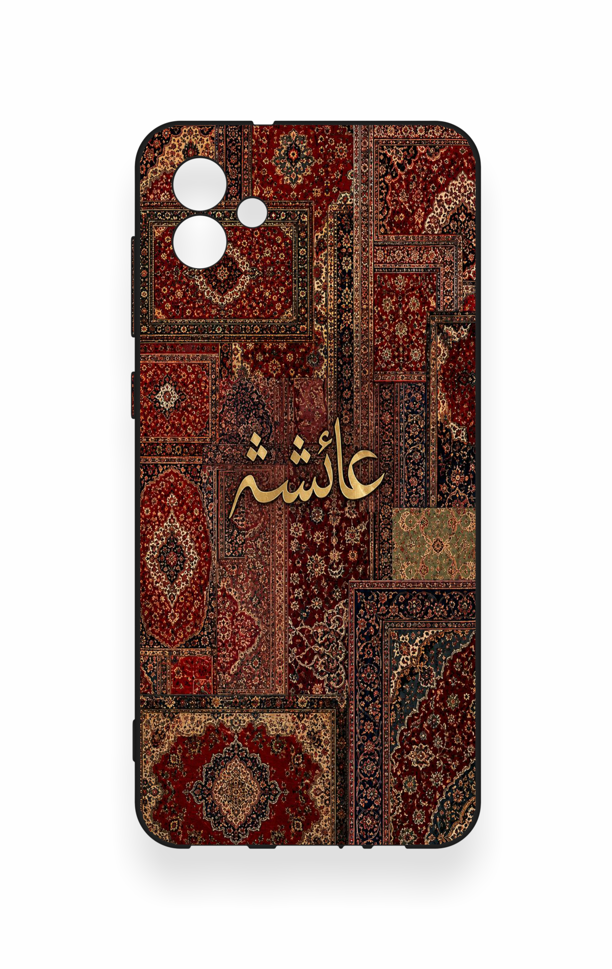 Samsung A04 Uyumlu Vintage Halı Desenli Silikon Kılıf
